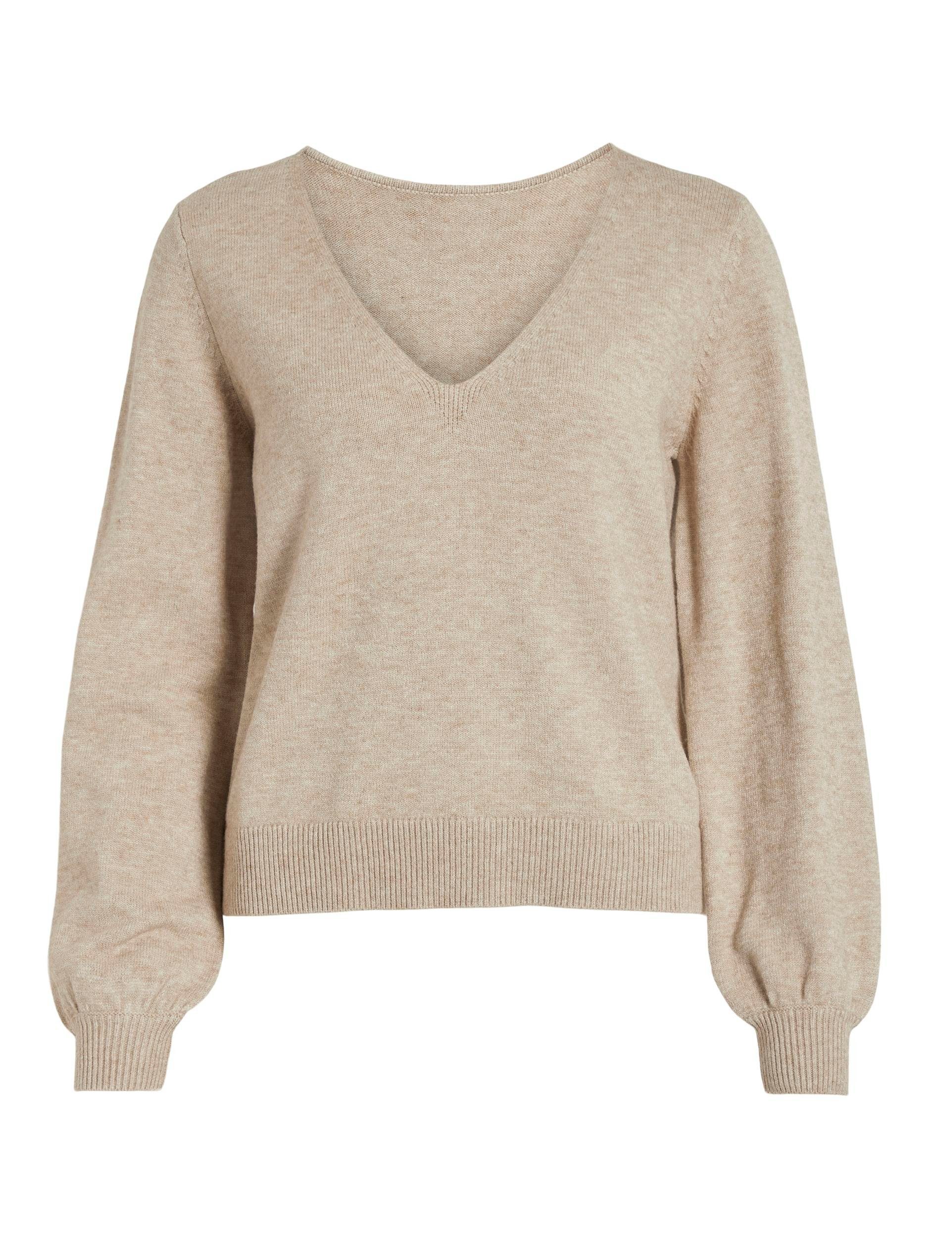 Vila Strickpullover VIRil (1-tlg) Plain/ohne Details günstig online kaufen