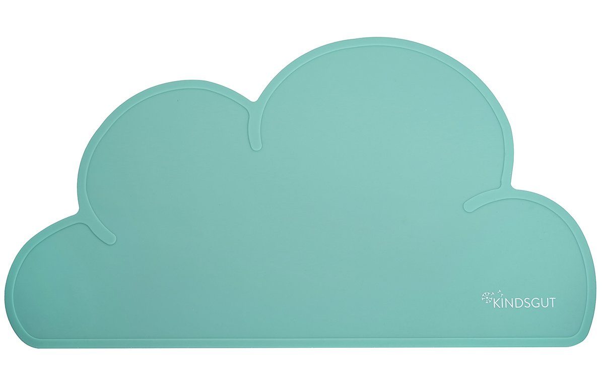 KINDSGUT Platzset Platzdeckchen Wolke, umweltfreundlich, Mint günstig online kaufen