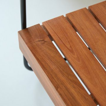 Tikamoon Sessel Key Wood Sessel aus massivem Akazienholz