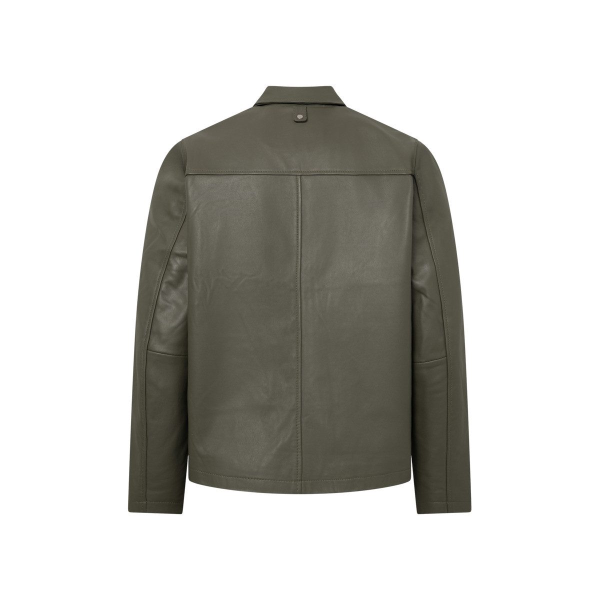 Bolongaro Trevor Lederjacke Turner Shacket Herren Bomberjacke, Freizeitjacke, Blazer, Pufferjacke, Übergangsjacke