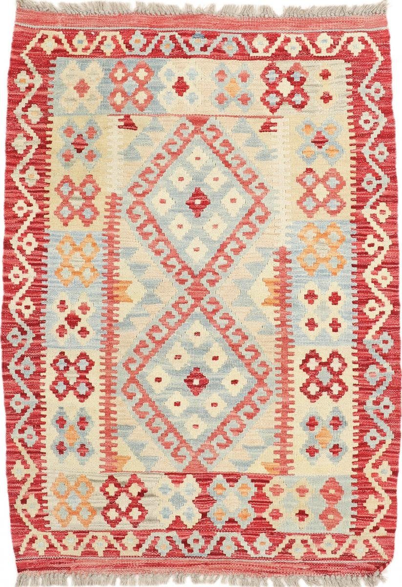 Orientteppich Kelim Afghan Heritage 86x120 Handgewebter Moderner Orientteppich, Nain Trading, rechteckig, Höhe: 3 mm