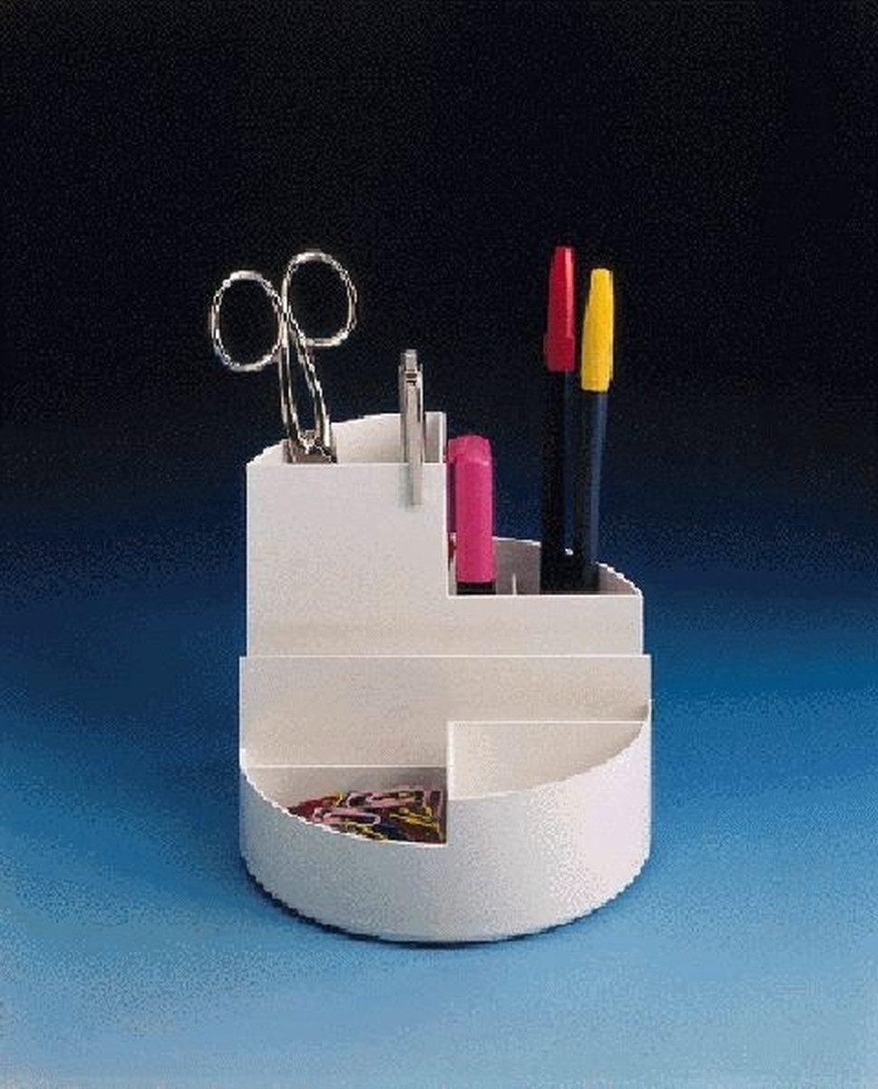 MAUL Tischaufsatz Rundbox Durchmesser 14cm Höhe 12,5cm schwarz