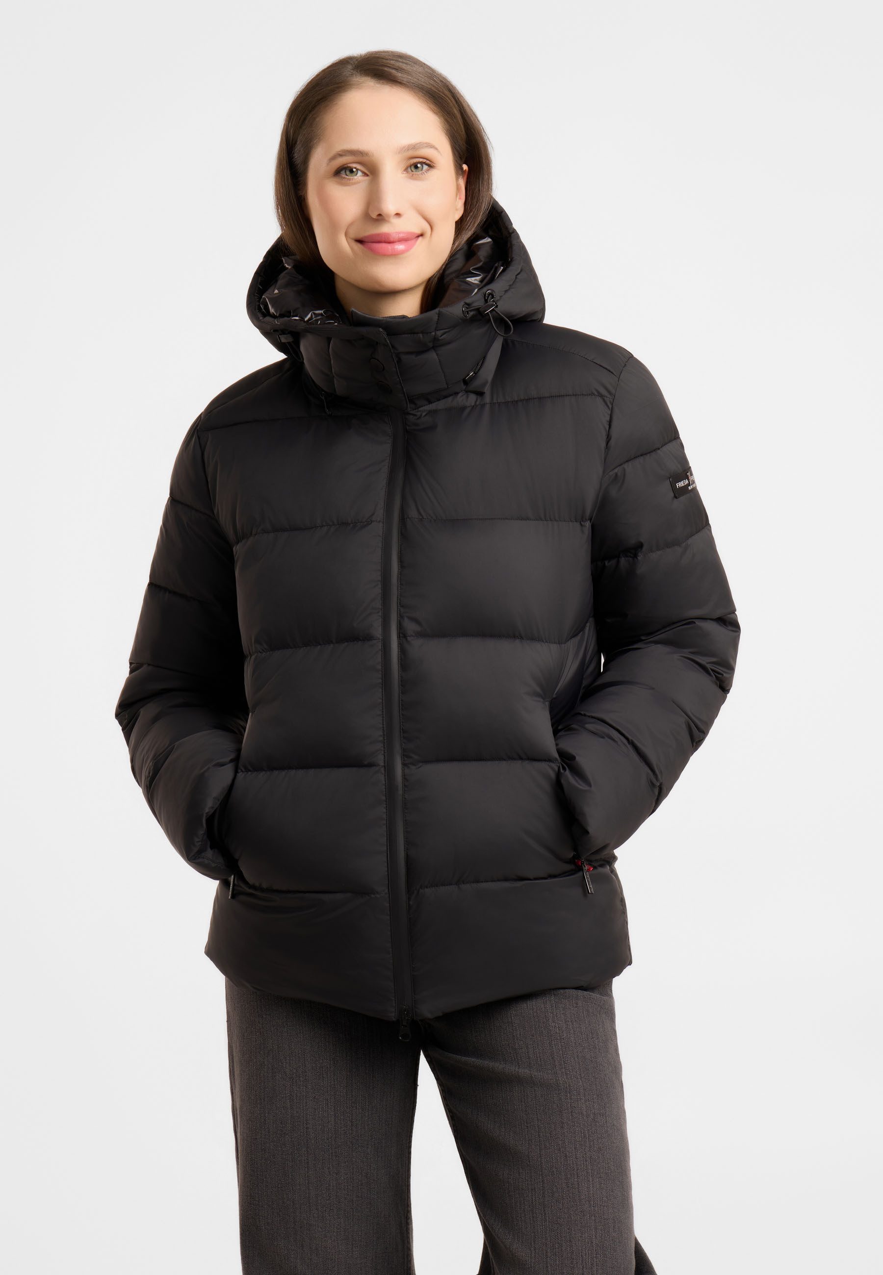 Frieda & Freddies Winterjacke Frieda & Freddies Steppjacke mit Kapuze