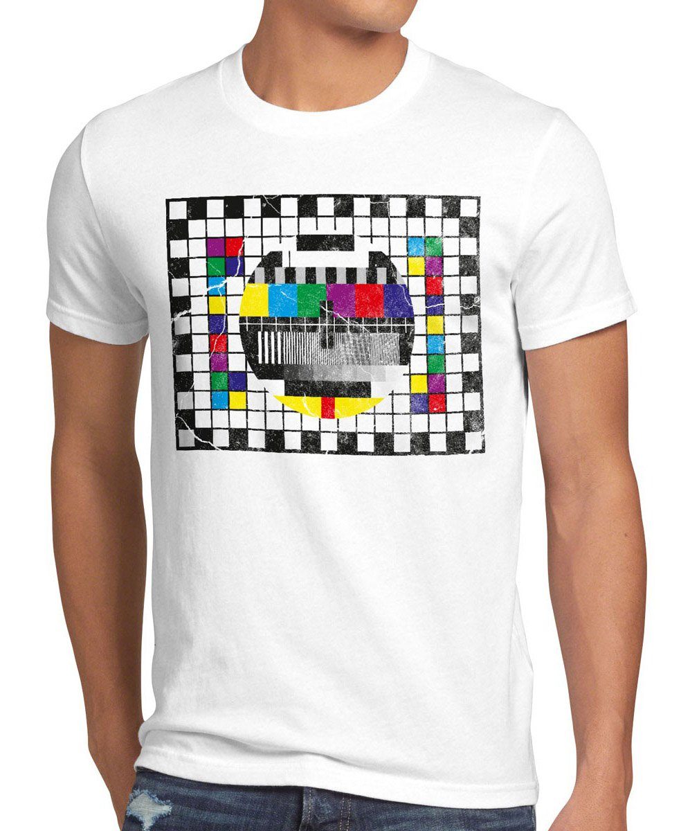 style3 T-Shirt Testbild TV monitor retro fernseher LED the big bang theory sheldon
