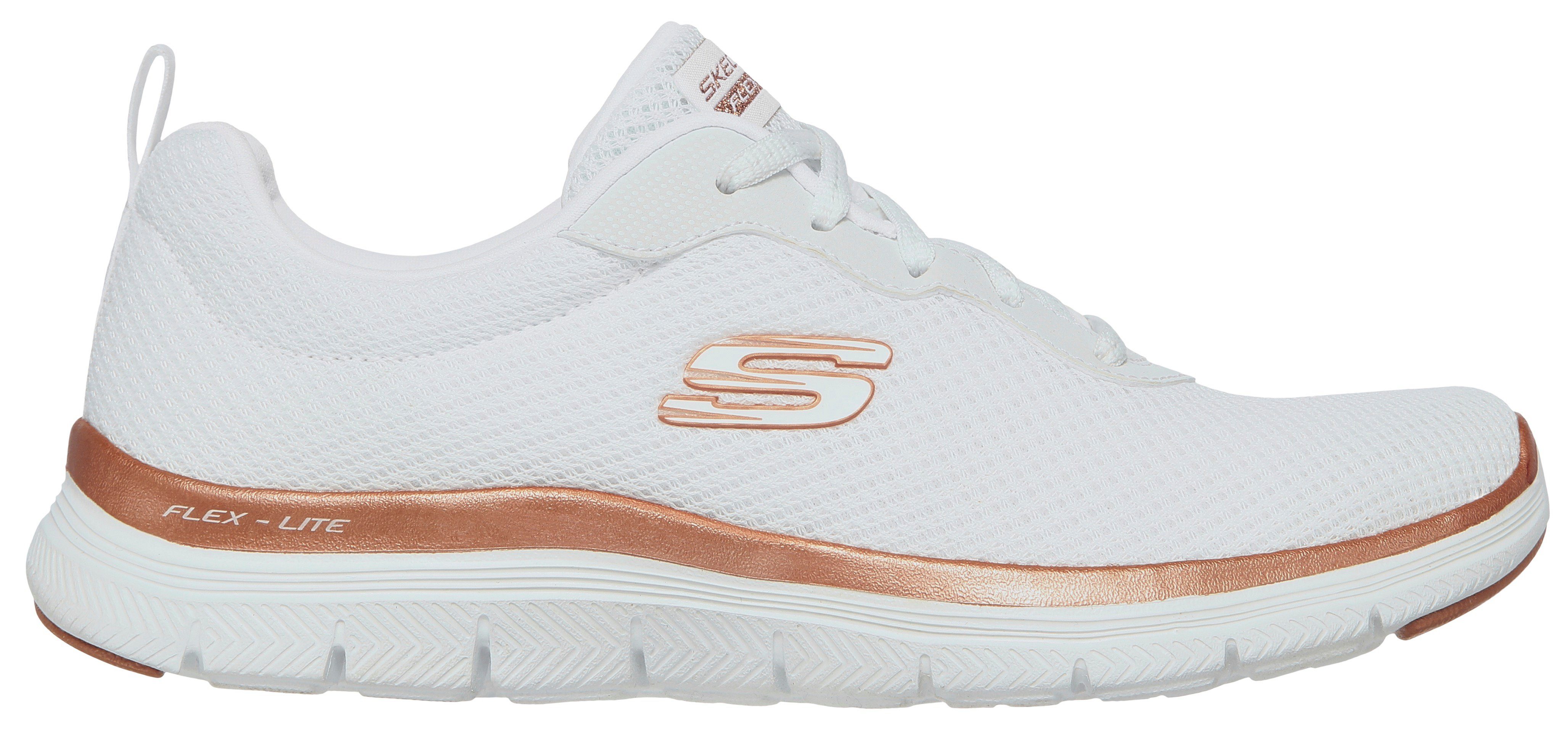 Skechers FLEX APPEAL 4.0 BRILLINAT VIEW Sneaker Freizeitschuh, Halbschuh, Schnürschuh mit Air Cooled Memory Foam