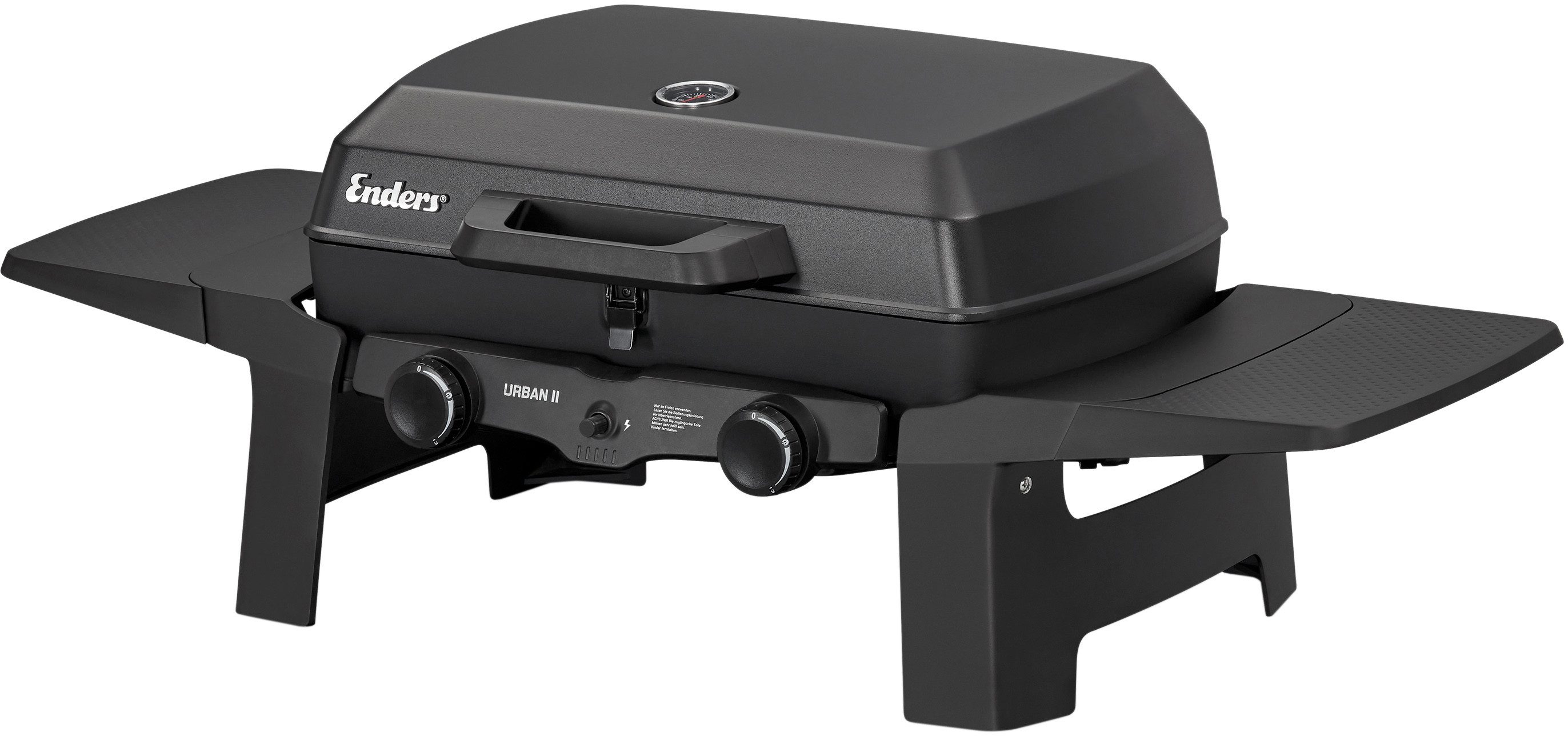 Enders® Gasgrill Urban II, 2 getrennt regelbare Brenner für direktes und indirektes Grillen​