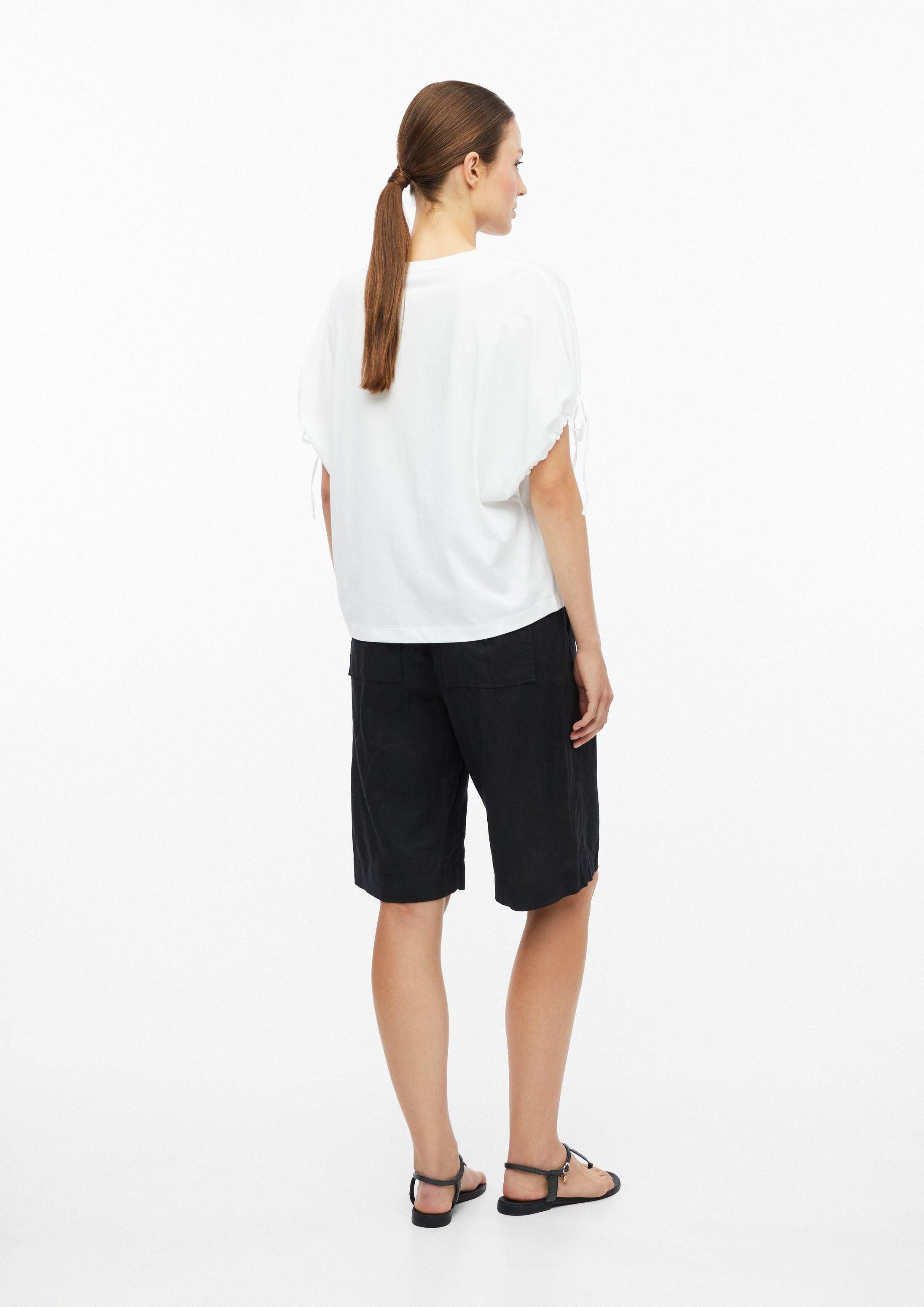 s.Oliver Kurzarmshirt T-Shirt T-Shirt im Relaxed Fit mit regulierbarem Ärmel