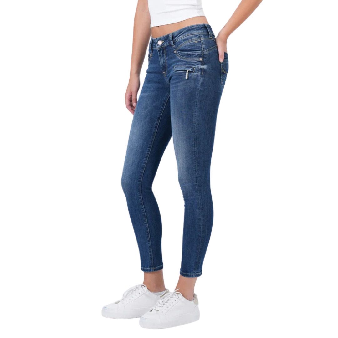 Miracle of Denim Skinny-fit-Jeans Suzy Miny Blue