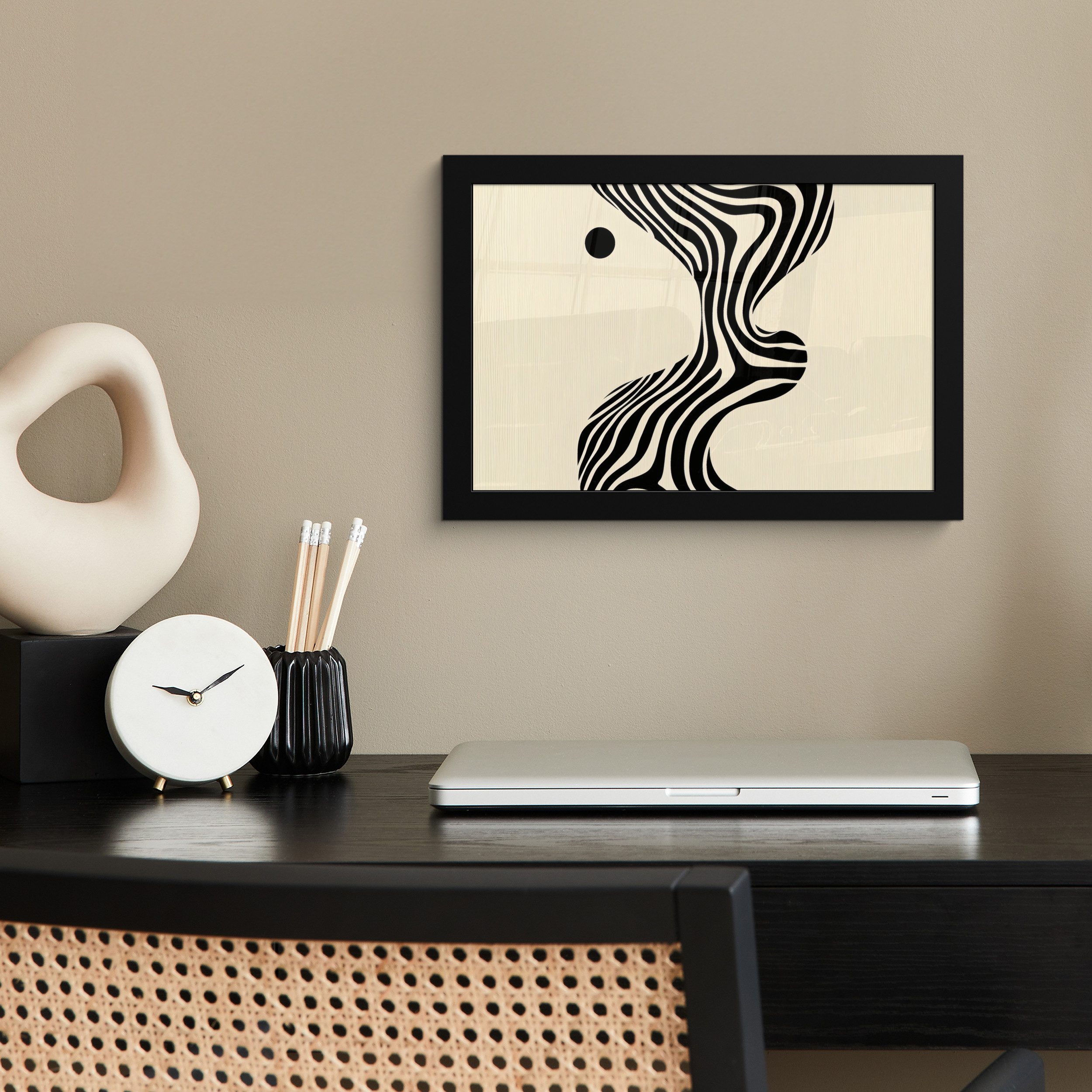MuchoWow Poster Beige - Linien - günstig online kaufen