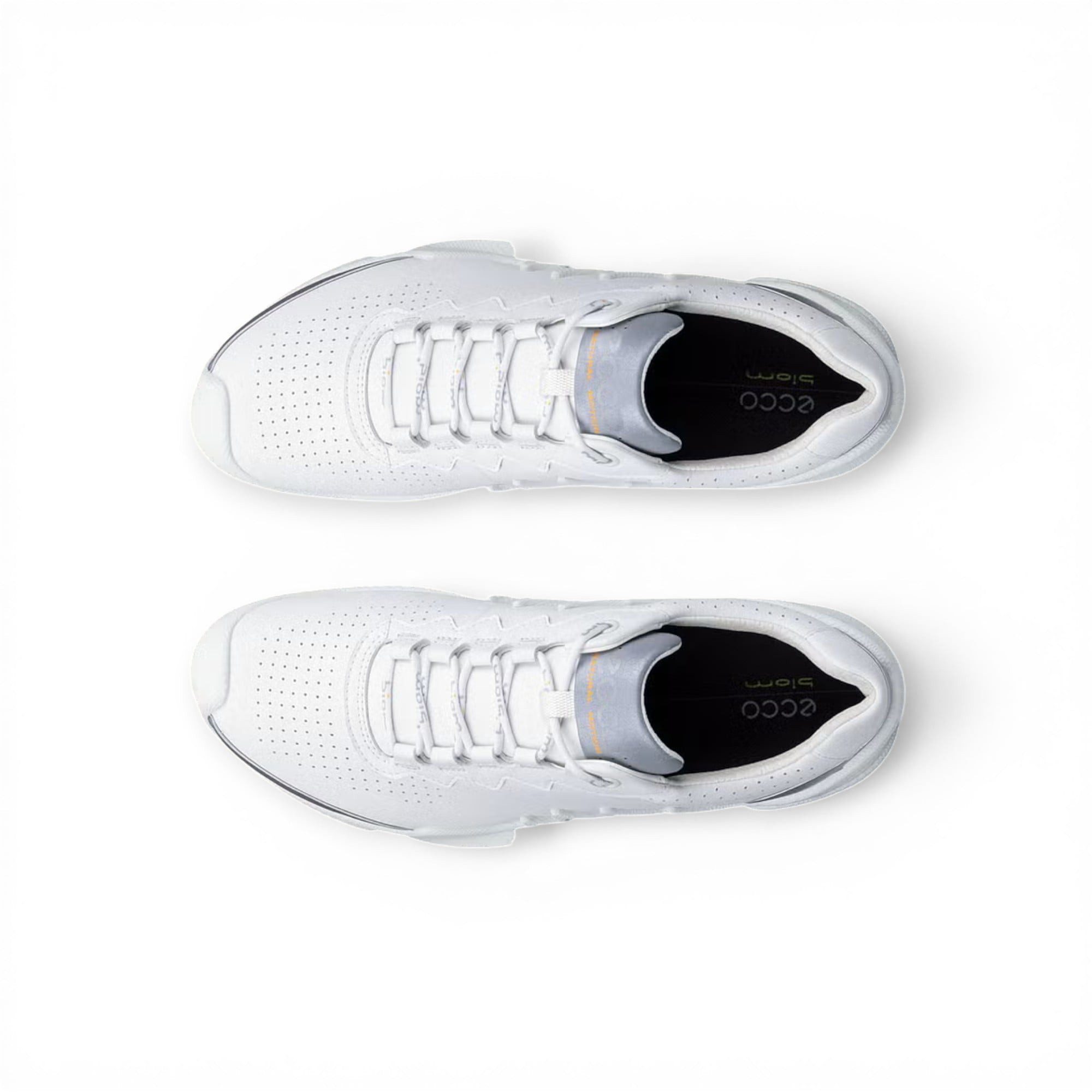 Ecco BIOM Aex (Vollnarbenleder) weiss/silber Herren Sneaker