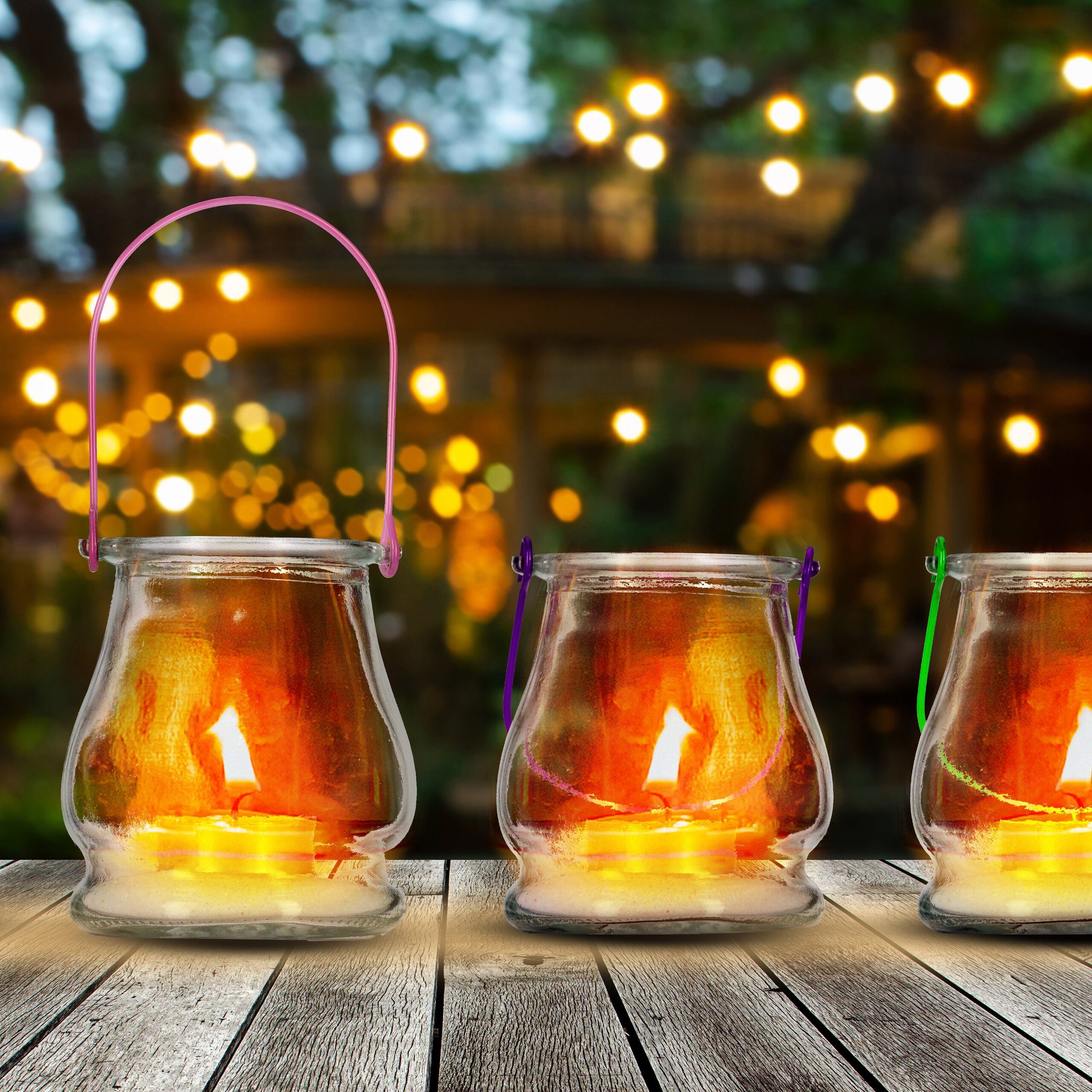 relaxdays Windlicht Transparentes Windlicht im 12er günstig online kaufen