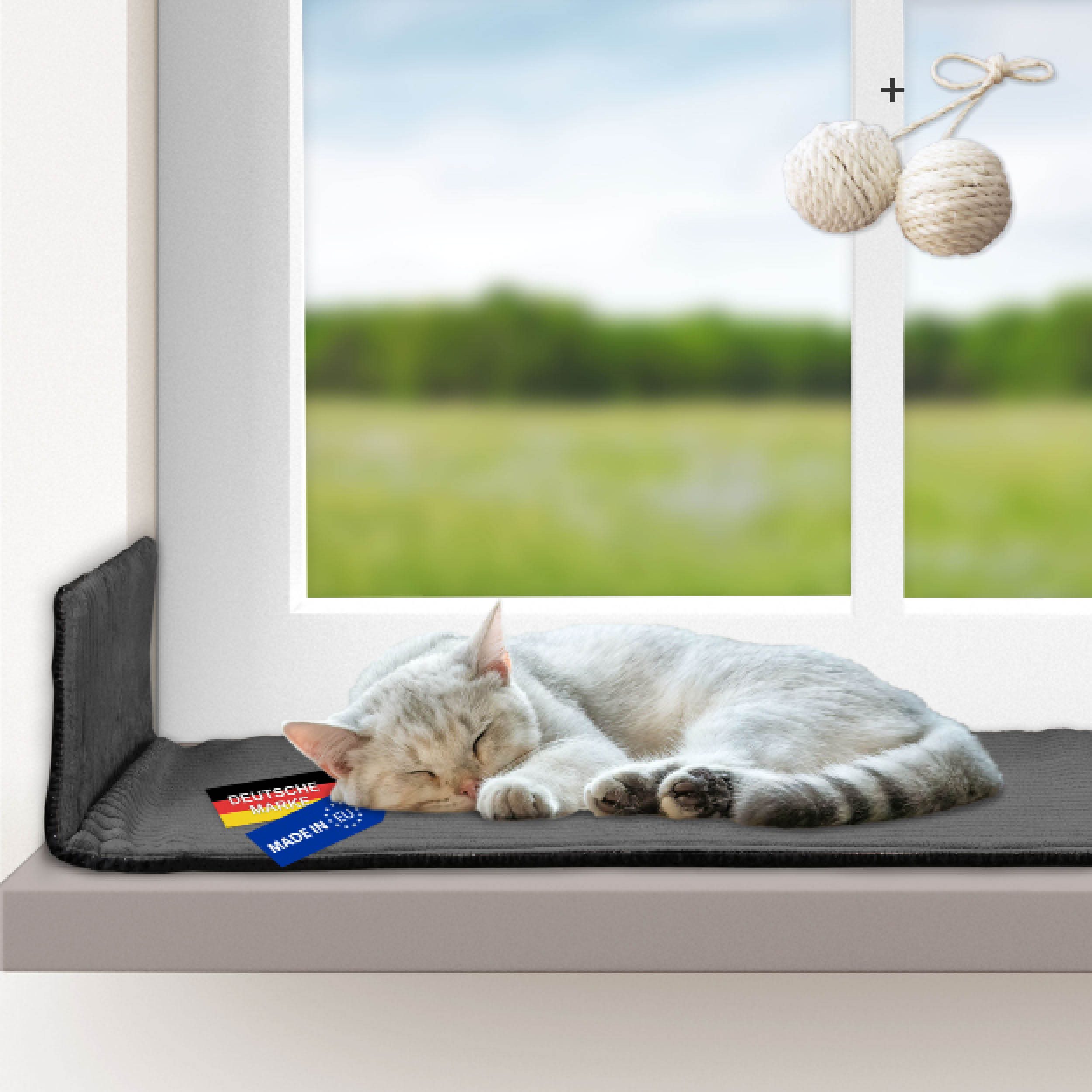 Rohrschneider Tierkissen Katzen Fensterliege selbstwärmende Katzendecke Kat günstig online kaufen