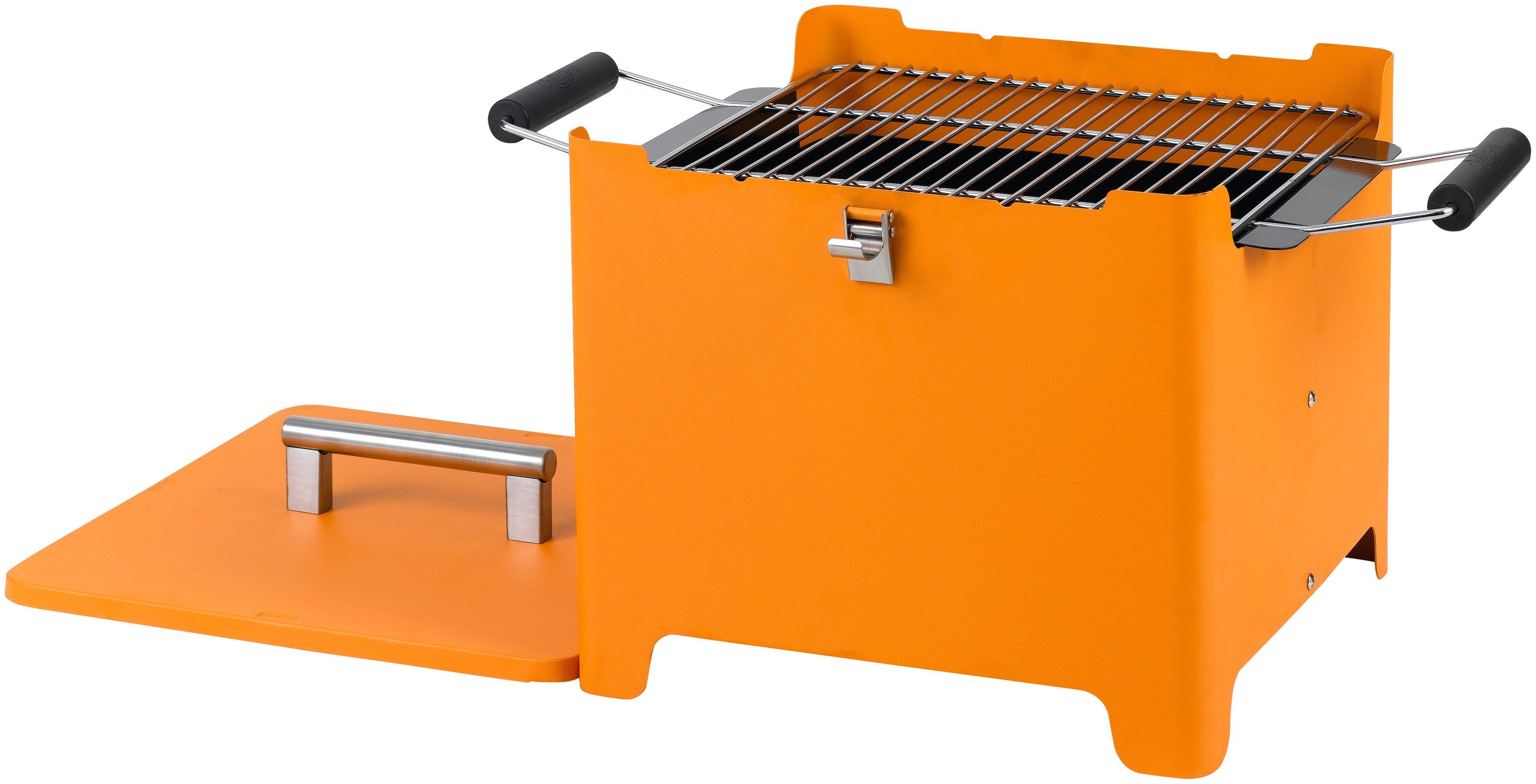 Tepro Holzkohlegrill Chill&Grill Cube, BxTxH: 54x36x35 cm