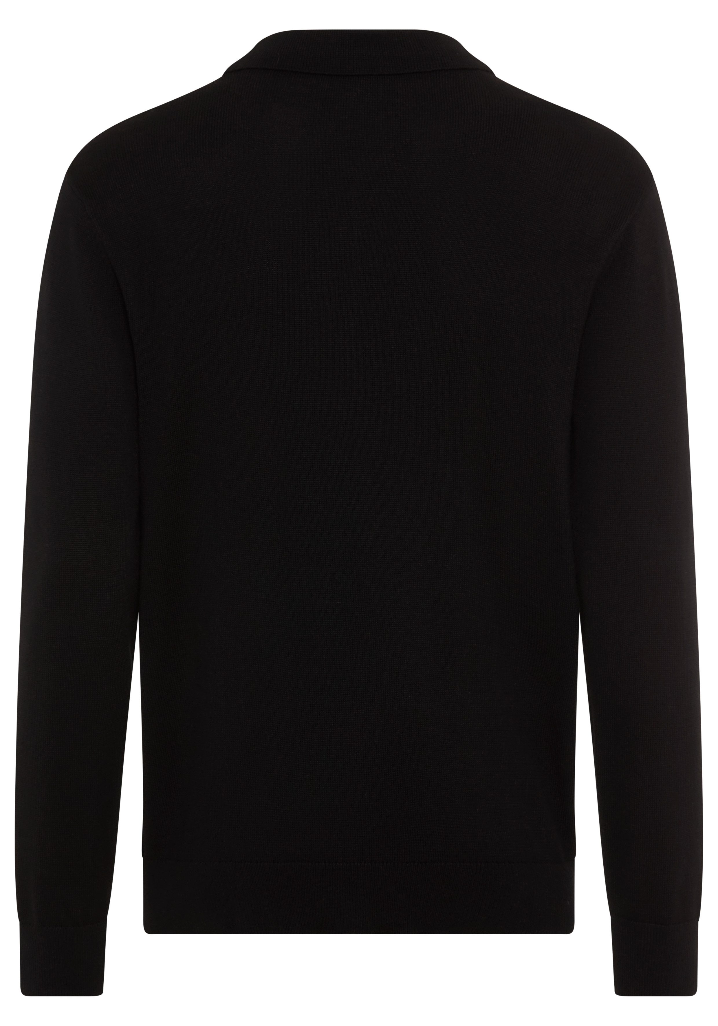 Bruno Banani Strickpullover mit Reißverschluss und Brusttasche