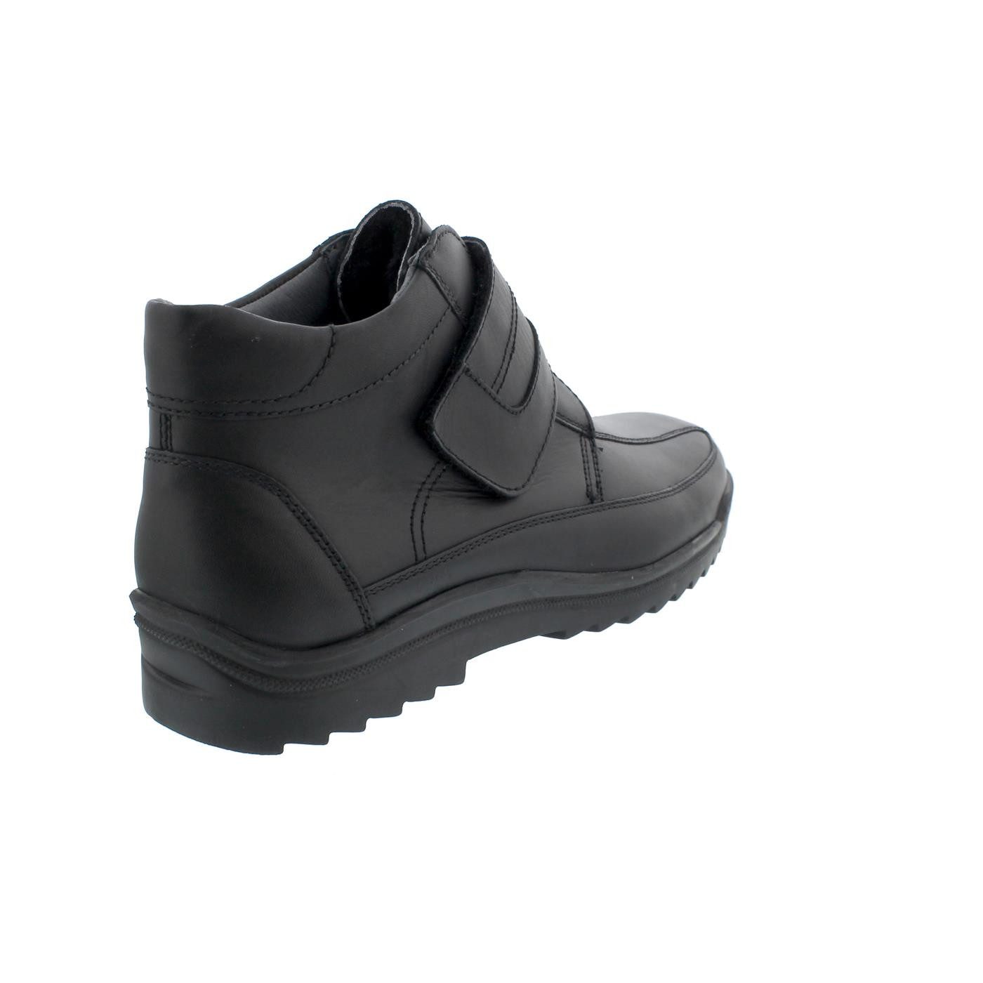 Waldläufer Waldläufer HENDRIK Stiefel, Palmer - Glattleder, schwarz, Lammfell, Kl Schnürstiefel