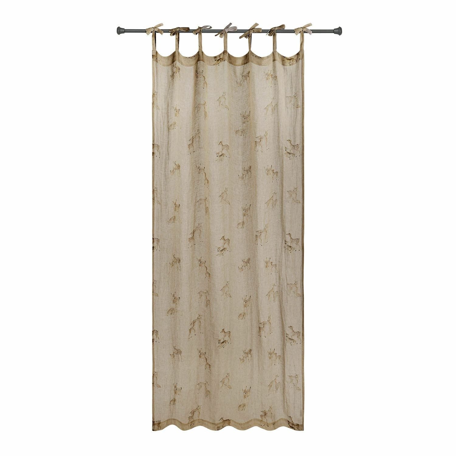 Vorhang Gardine Irélise creme/braun