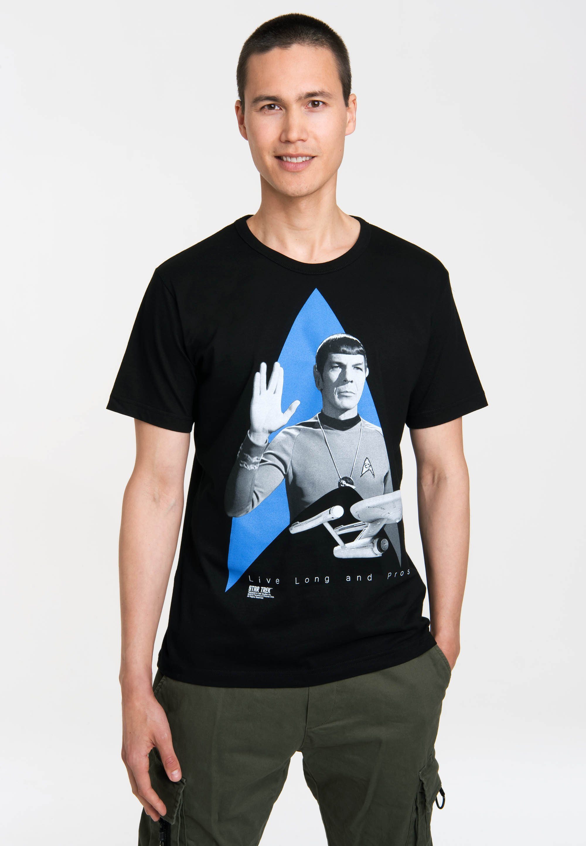 LOGOSHIRT coolem mit Spock Frontdruck T-Shirt