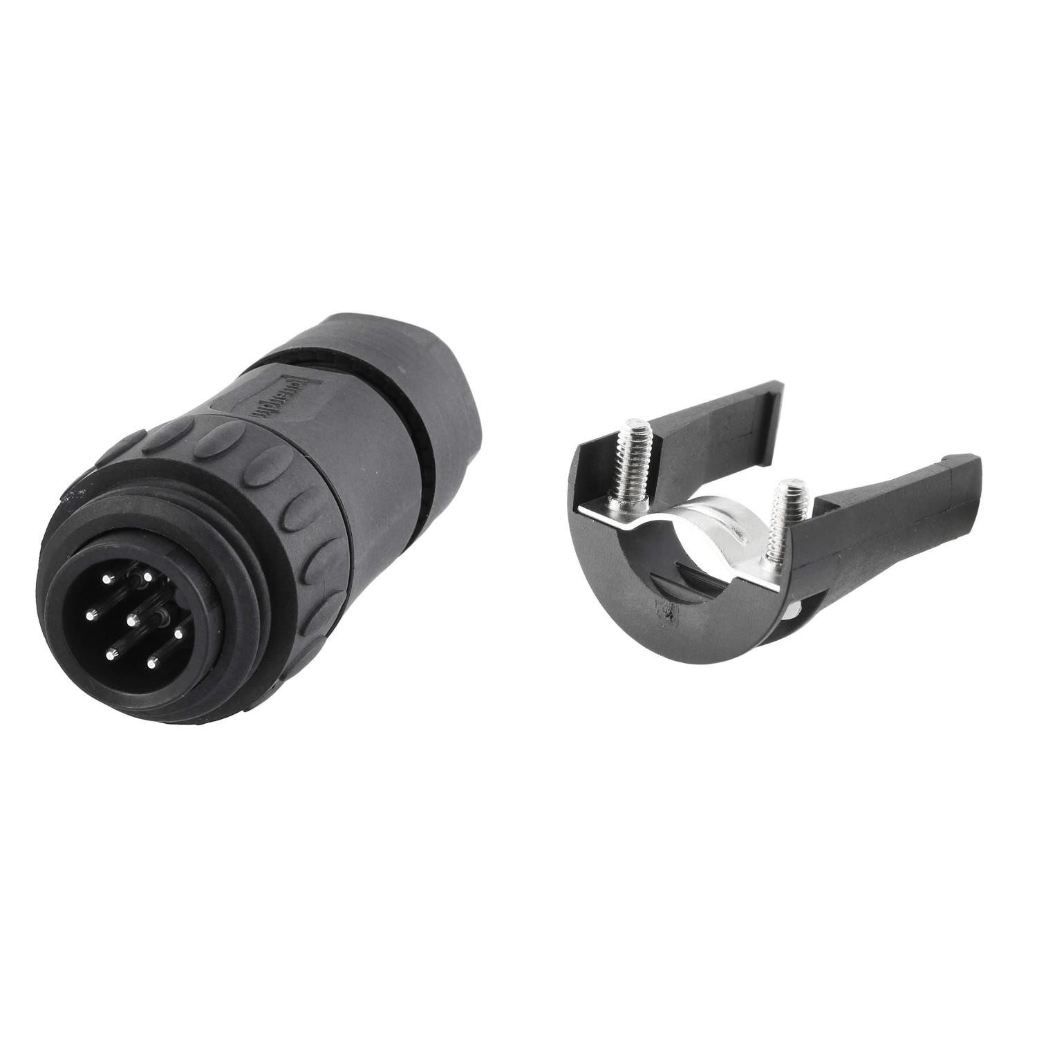 Amphenol Rundstecker Titel:RD24-KSG Kabelsteckverbinder, inkl. Zugentlastung gerade Stift