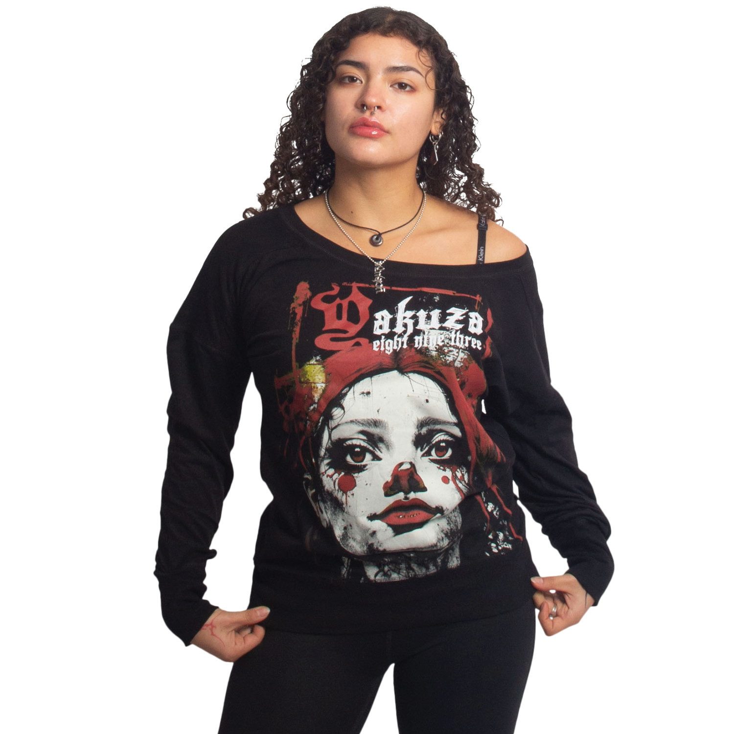 YAKUZA Langarmshirt Dollz im Boyfriend Look günstig online kaufen