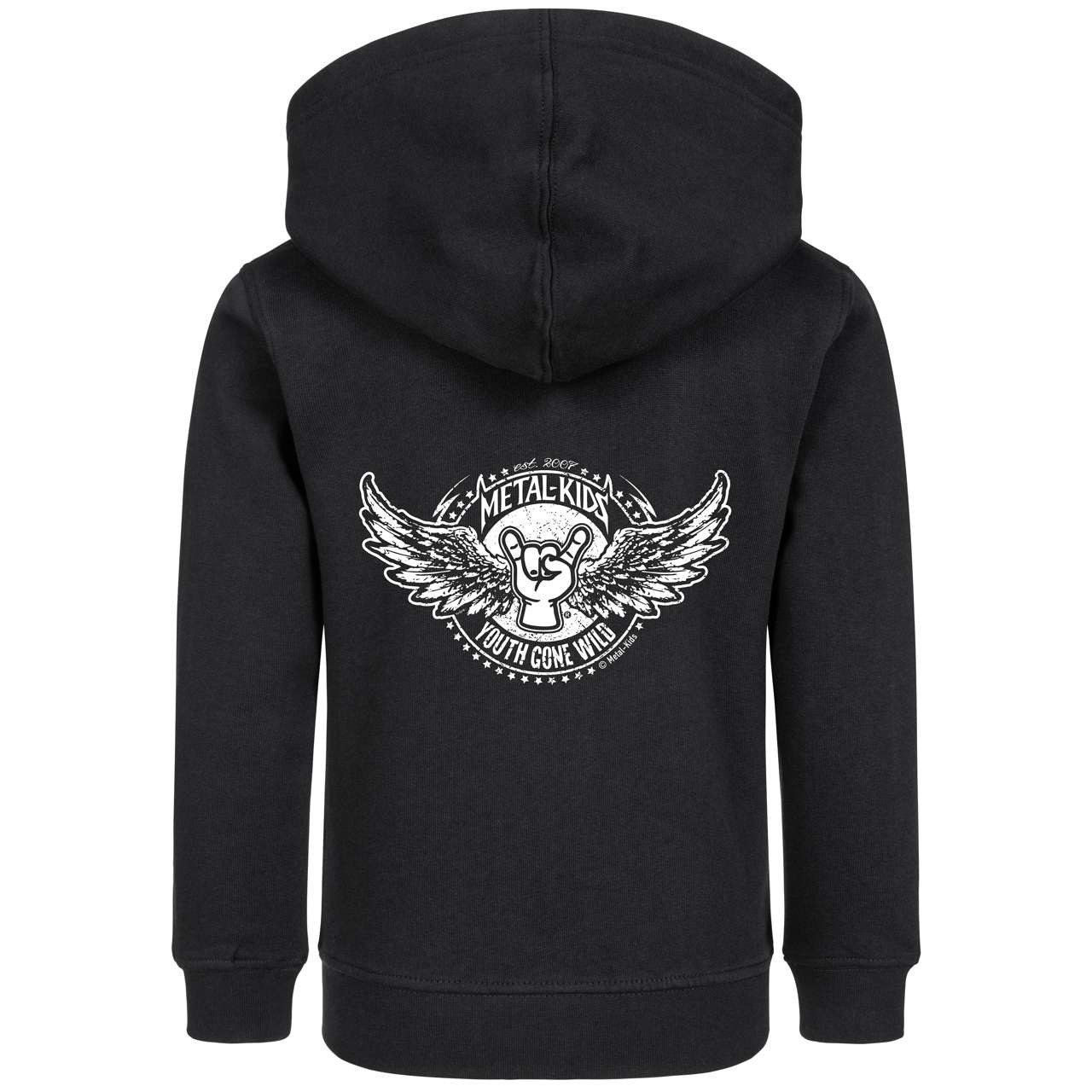 Metal Kids Kapuzensweatjacke mit Youth gone wild Aufdruck für Kinder von 2–14 Jahren