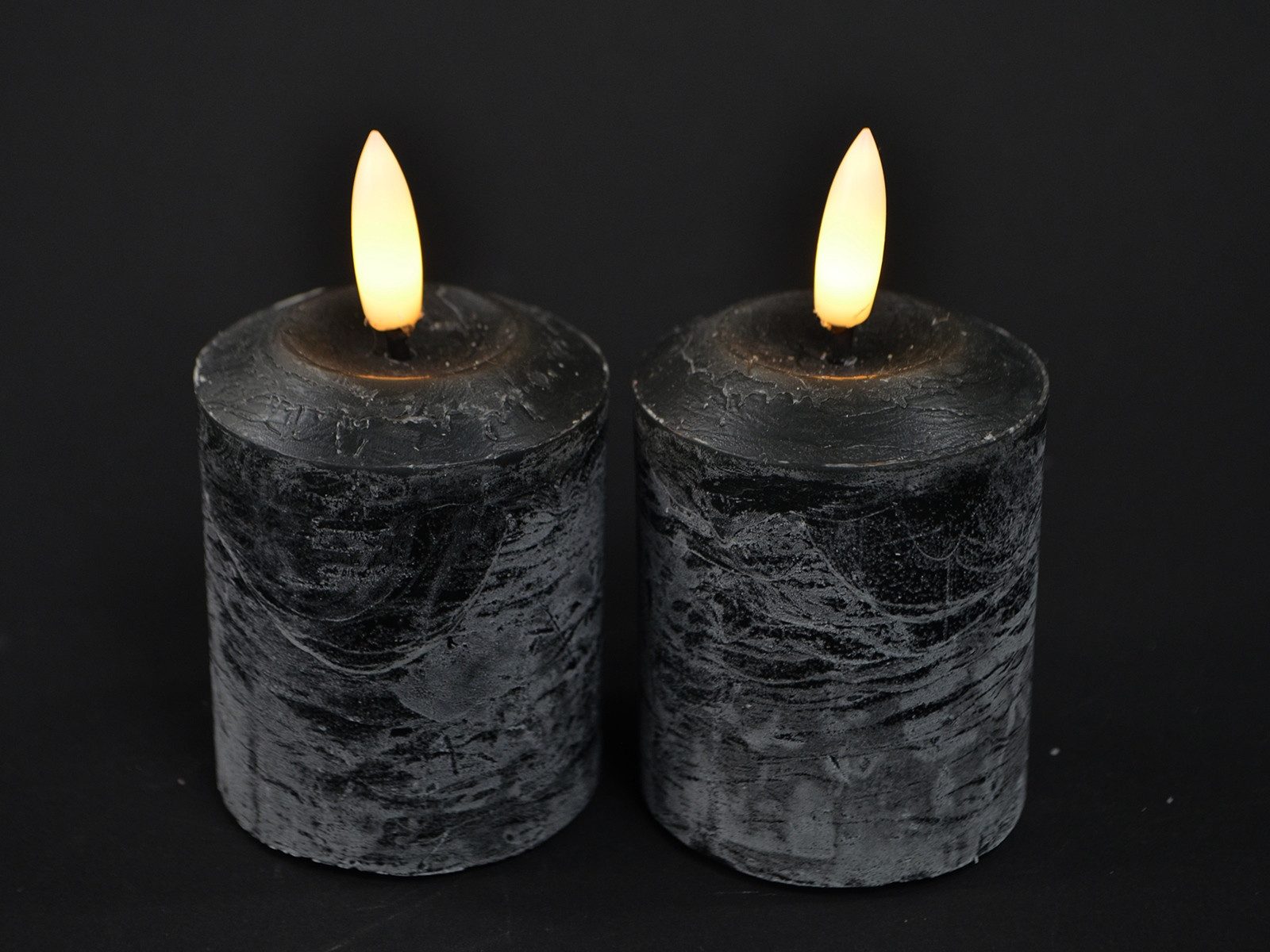 finehomegarden Stumpenkerze LED Kerze Echtwachs Set/2 günstig online kaufen