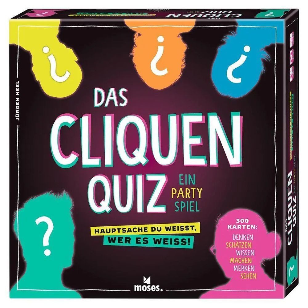 Moses. Verlag Spiel Das Cliquenquiz