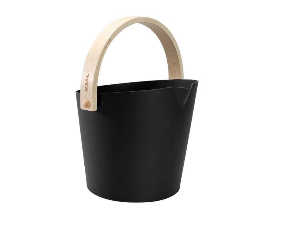 Tylö Aufgusstopf Tylö Saunakübel Brilliant Black