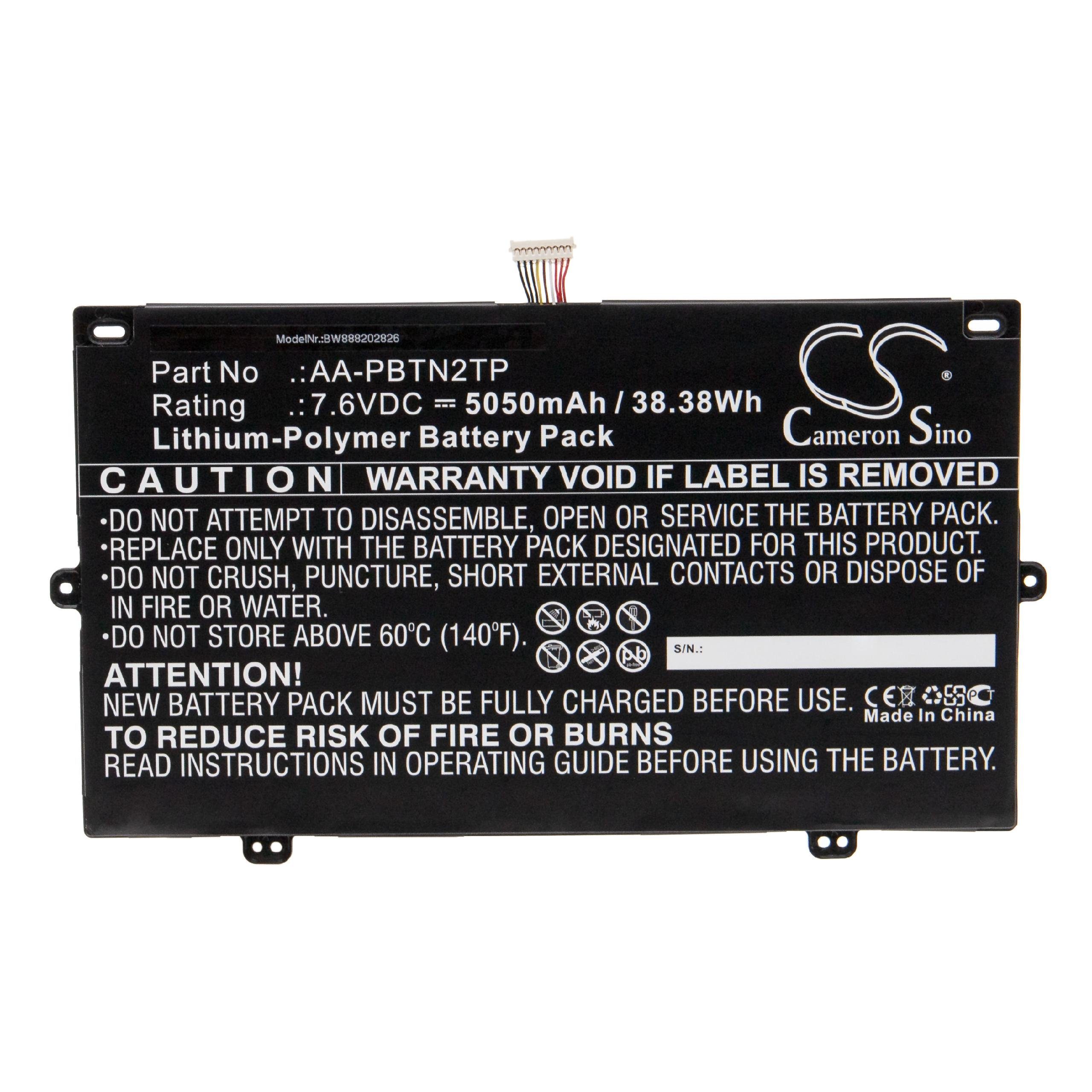 vhbw passend für Samsung XE510C24, XE510C24-K01US, XE510C24-K04US, Laptop-Akku 5050 mAh