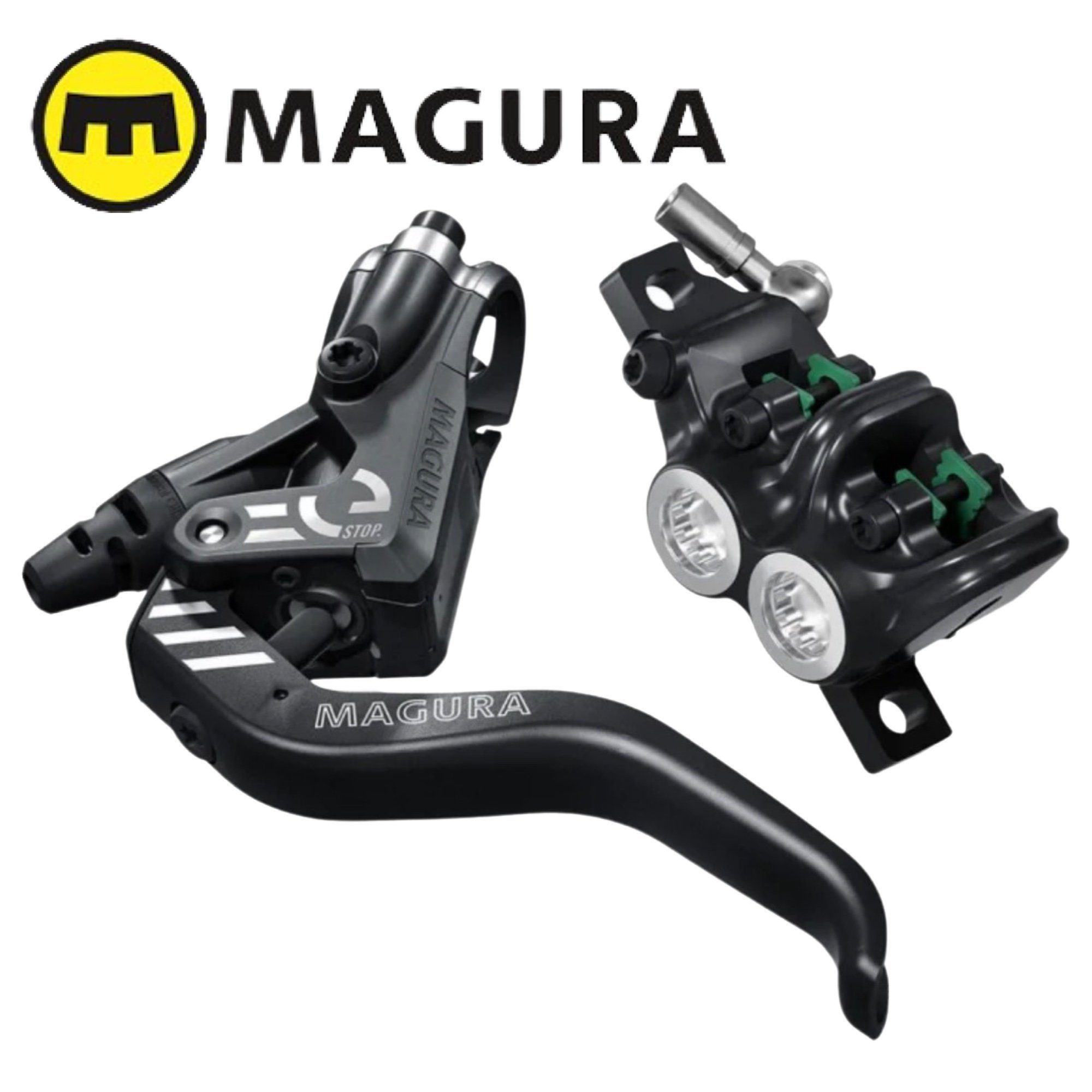 Magura Bremse MT5 Scheibenbremse Aluminium-Leichtbau-Hebel 2-Finger Magura eStop mit