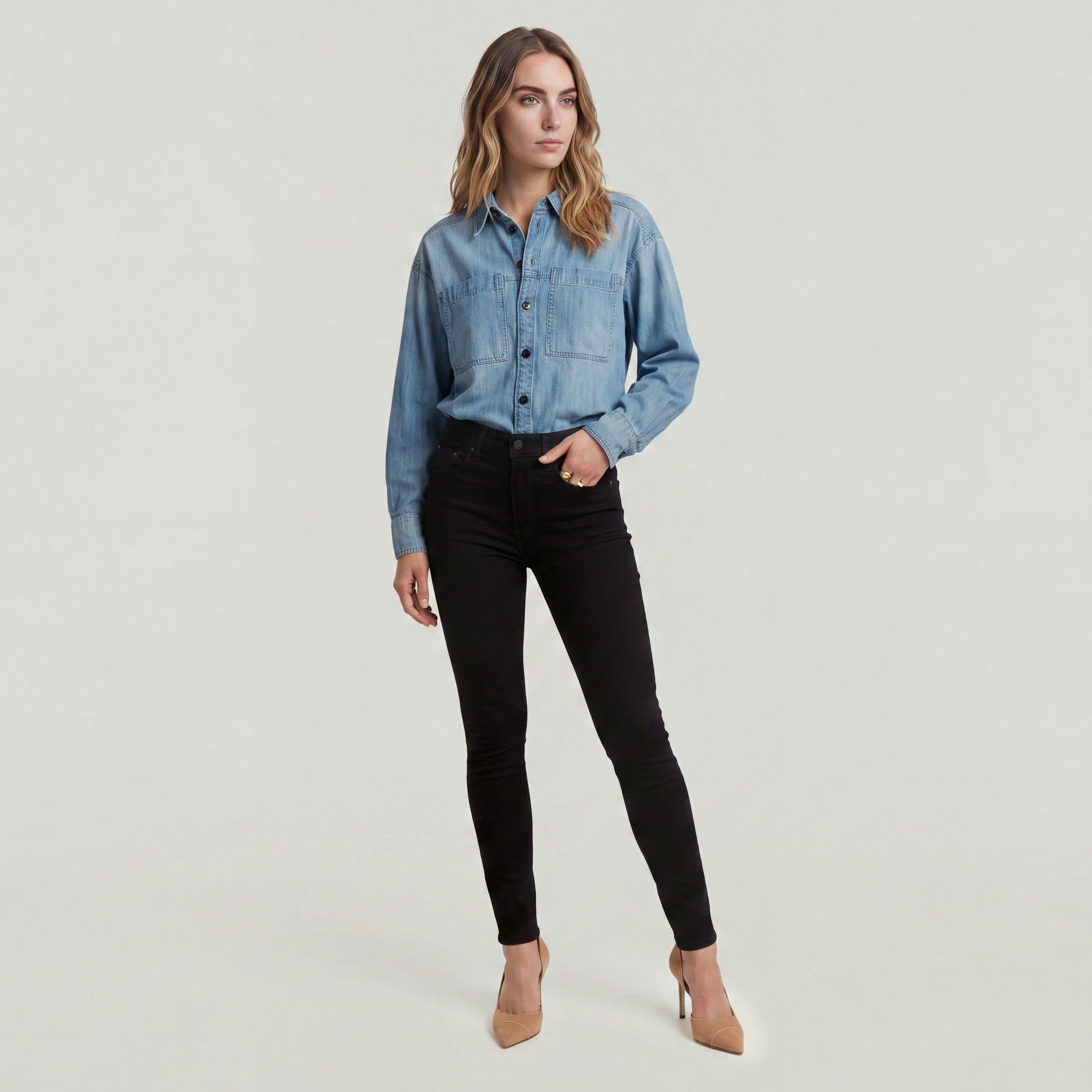 G-STAR 5-Pocket-Jeans 3301 Skinny Jeans – Bild 4 von 5
