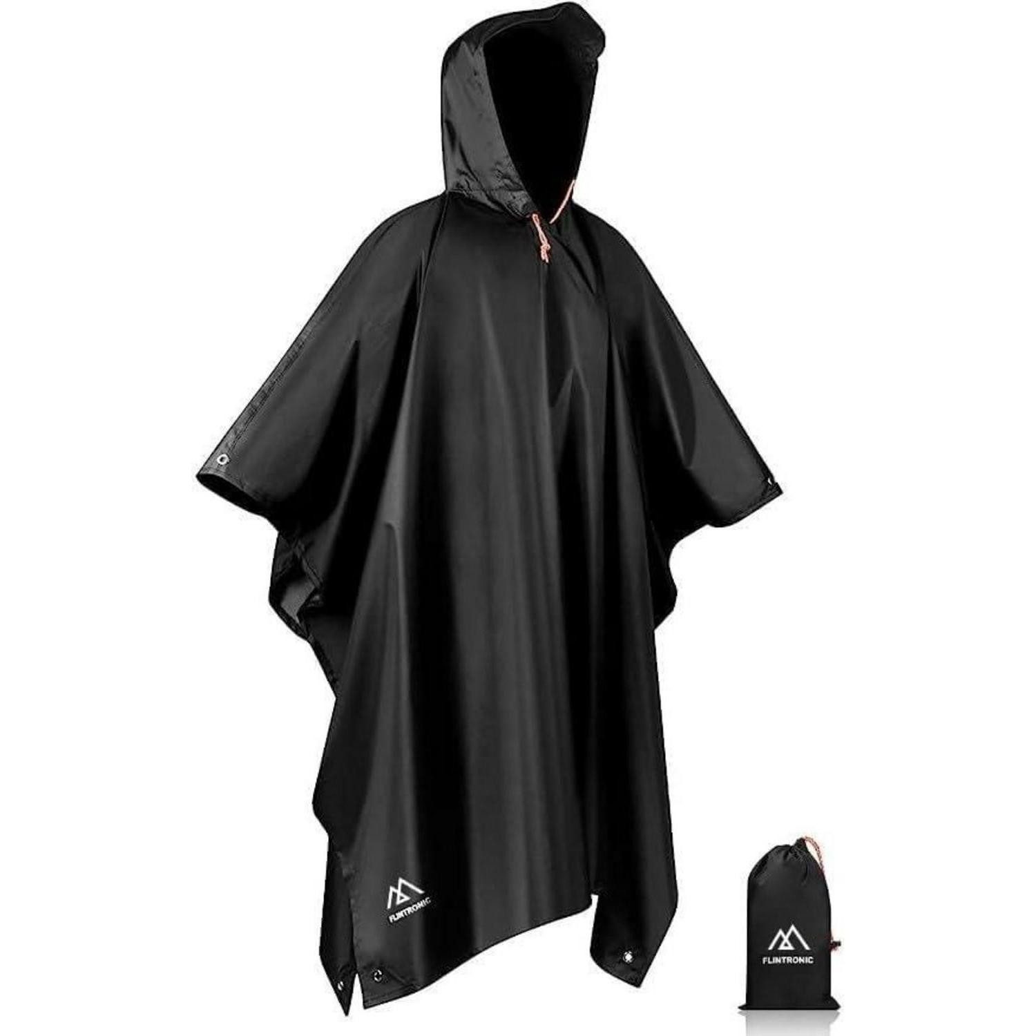 Fahrradständer Wasserdichter Regenponcho Leicht 3 in 1 Regenmantel Fahrrad Camping