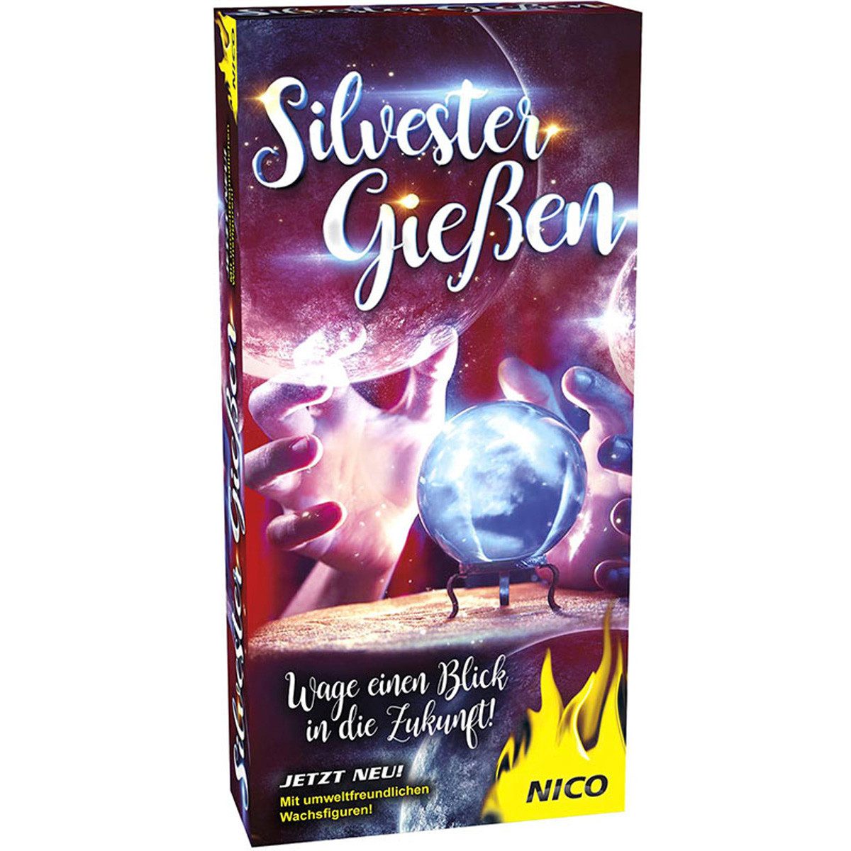 Nico Spiel Bleigiessen Wachs 6 Hohlfiguren