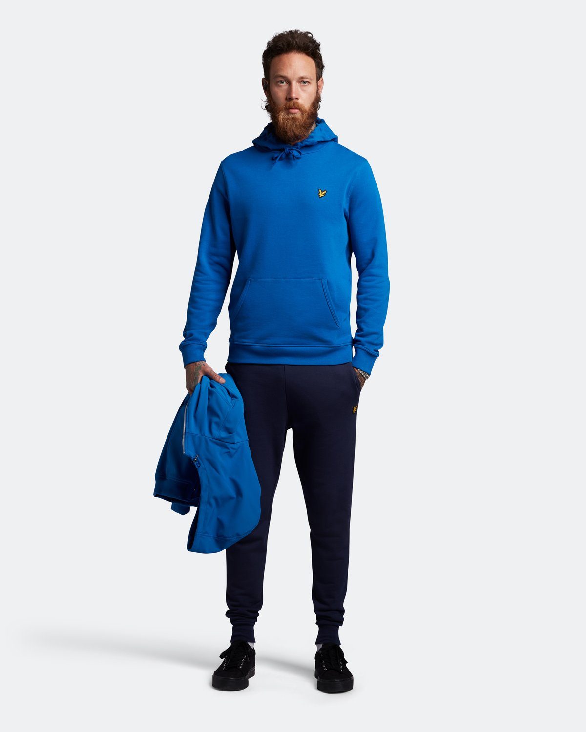 Baumwolle Scott & Lyle Aus Azurblau 100% Hoodie