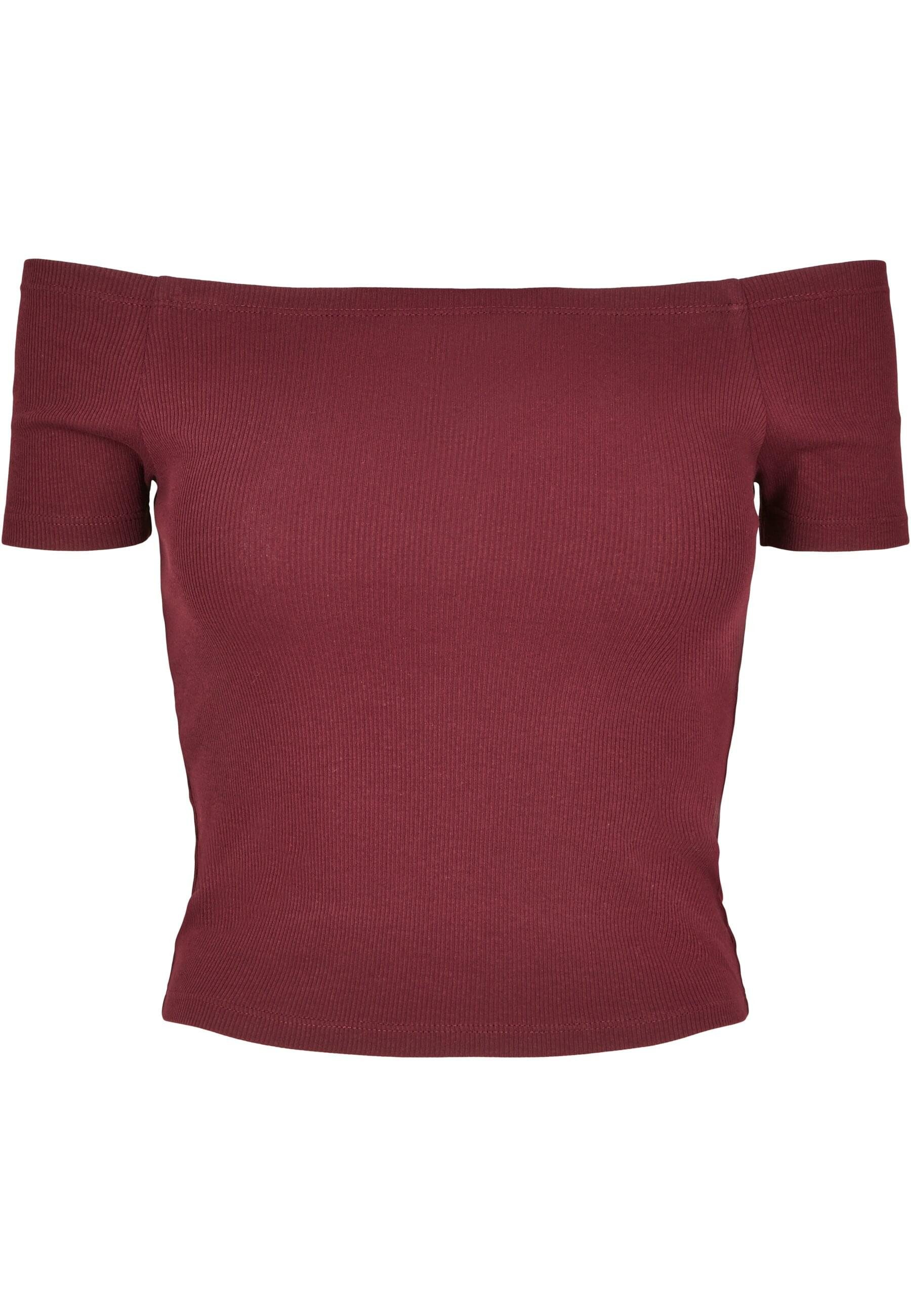 URBAN CLASSICS T-Shirt "Urban Classics Damen Ladies Off Shoulder Rib Tee", günstig online kaufen