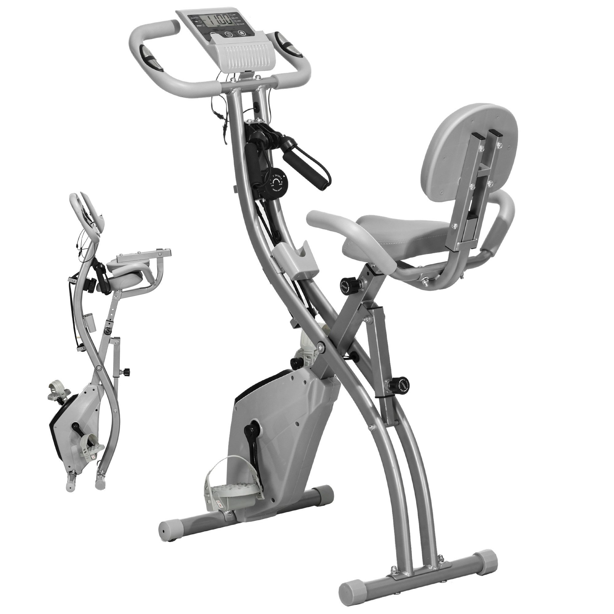 Heimtrainer Höhenverstellbares, klappbares Heimtrainer- mit Magnetbremse