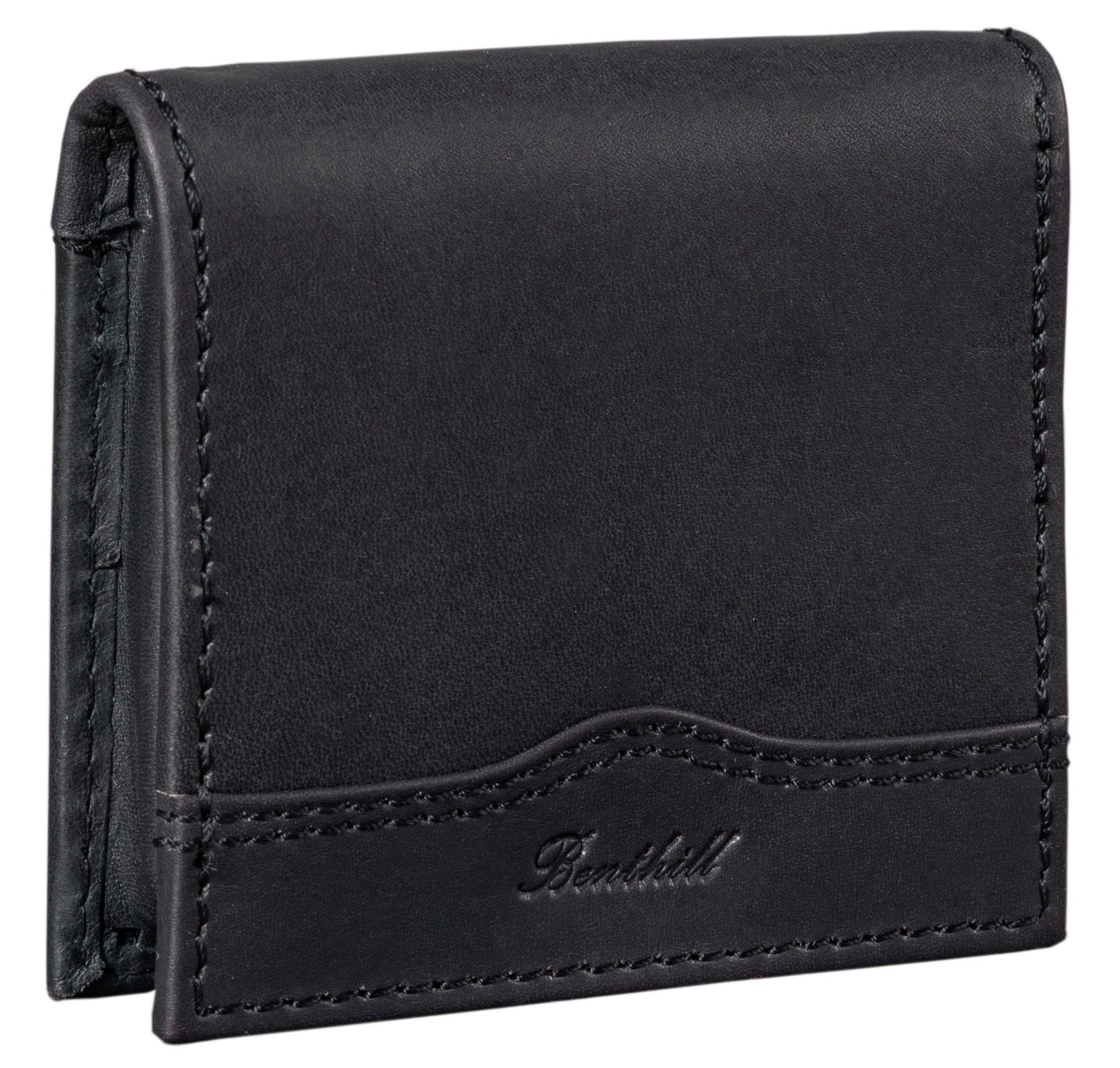 Benthill Mini Geldbörse Leder Münzbörse Wiener Schachtel Schlanke Minibörse günstig online kaufen