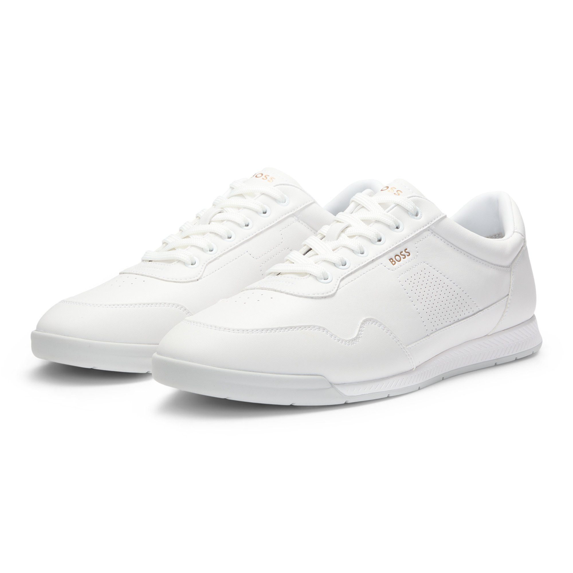 BOSS Herren Sneaker Leder Nitan ltpf Sneaker günstig online kaufen