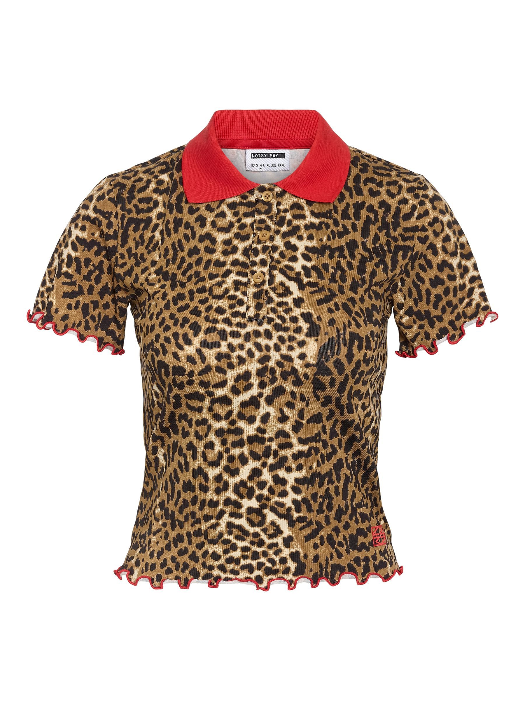 Noisy may T-Shirt Stylisches Leopardenmuster mit günstig online kaufen