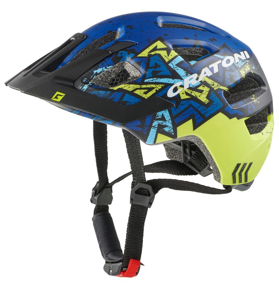 Fahrradhelm Maxster Pro wild S/M Jugendhelm mit Rücklicht Kinderhelm
