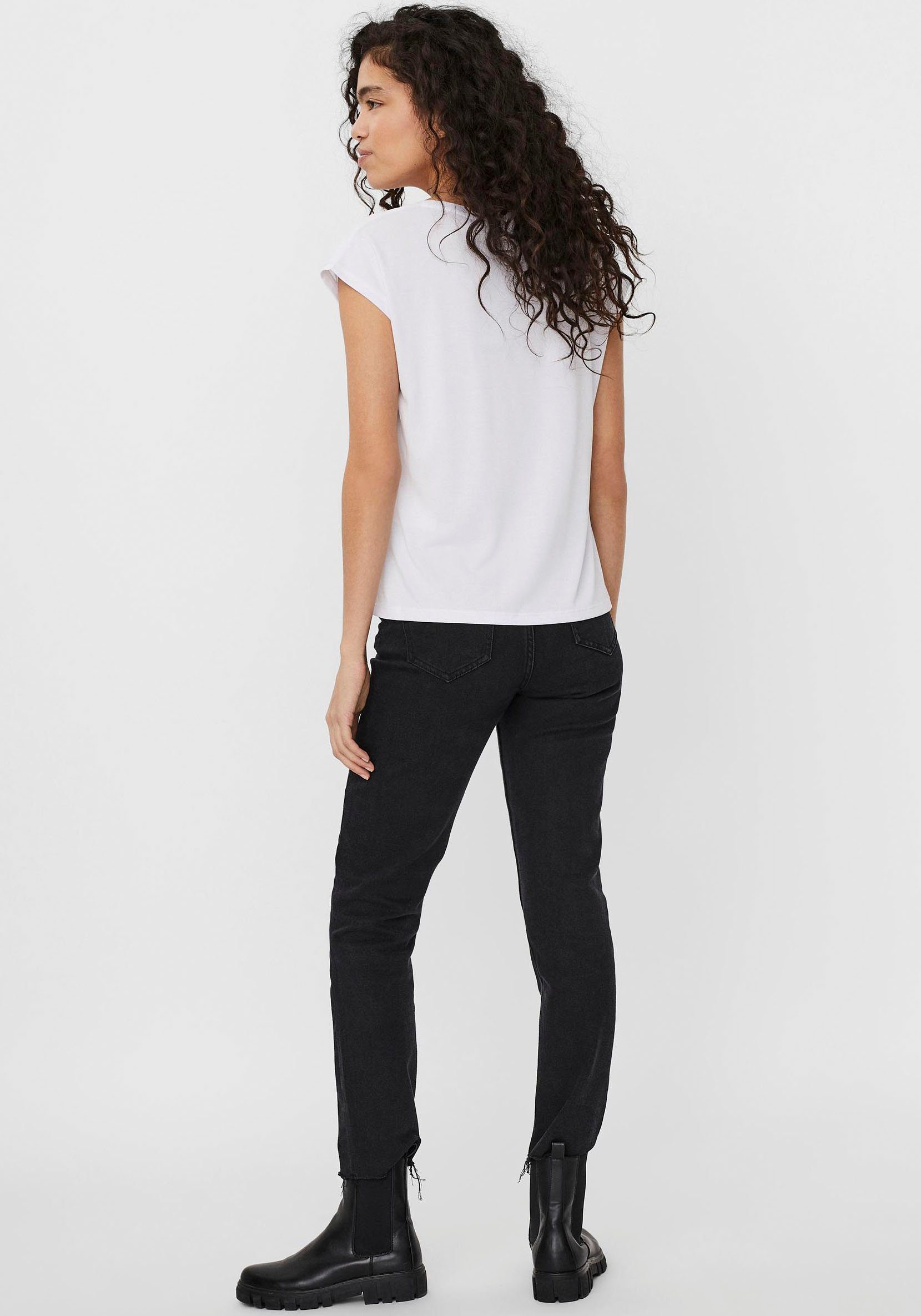 Vero Moda white bright V-Shirt VMFILLI