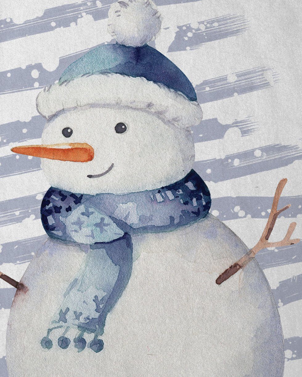 style3 T-Shirt Schneemann winter urlaub weihnachten günstig online kaufen