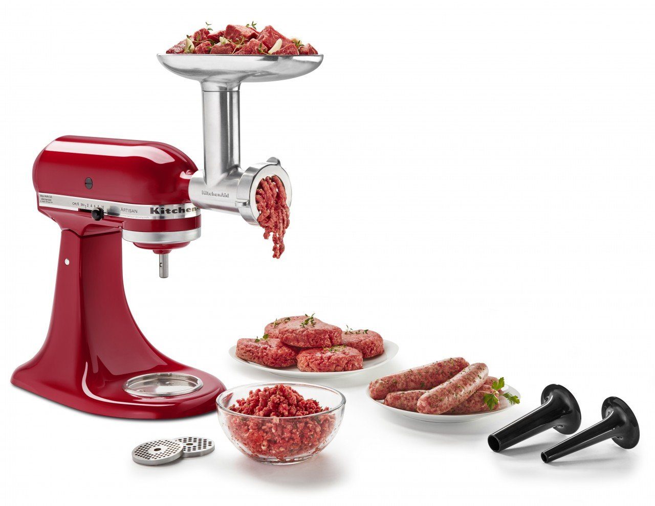 KitchenAid Küchenmaschine KitchenAid Metallfleischwolf 5KSMMGA
