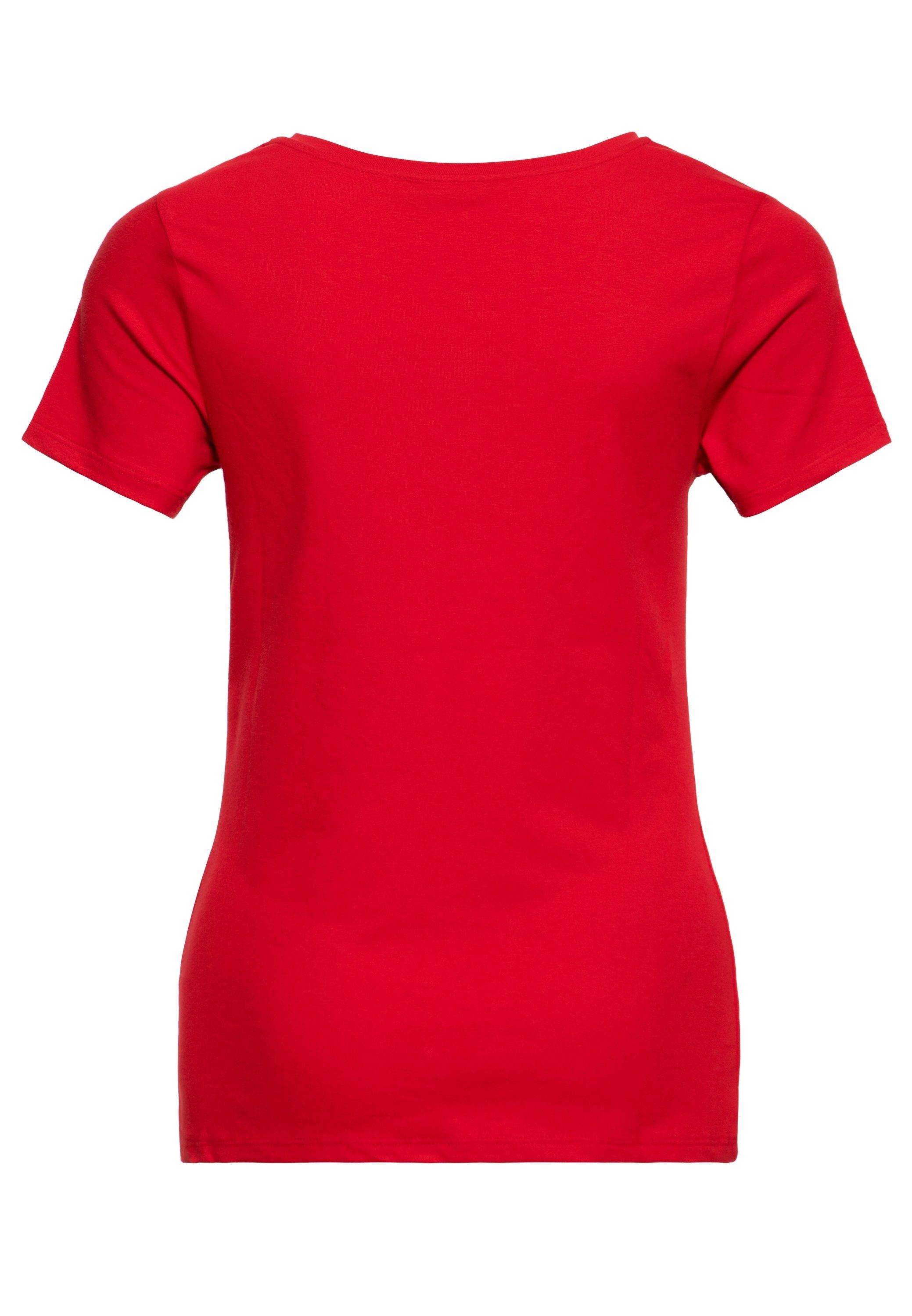 QueenKerosin Kurzarmshirt Tune Up mit trendigem günstig online kaufen