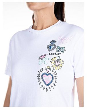 Replay T-Shirt Damen T-Shirt (1-tlg)