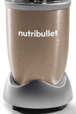 nutribullet Smoothie-Maker NB907CP, 900 W, Standmixer, Multifunktionsmixer inkl. 2 Trinkbecher, Champagner