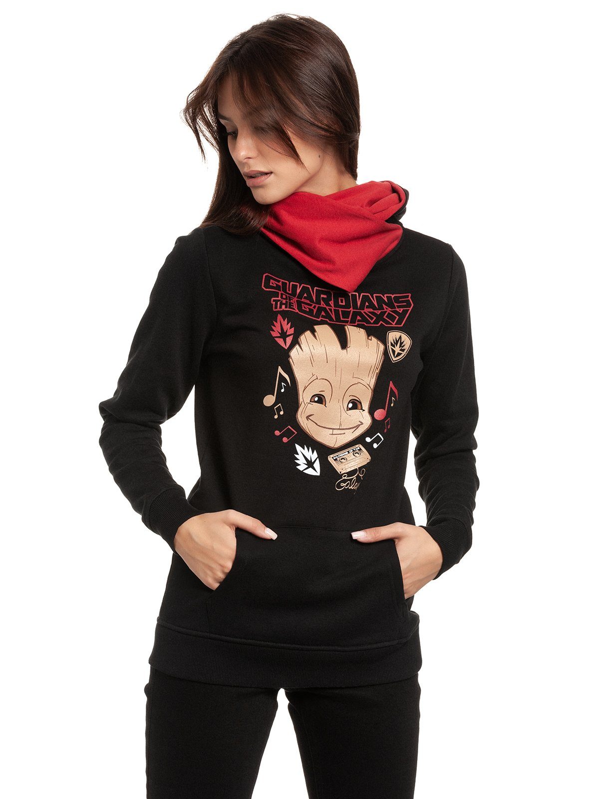 MARVEL Schalkragenpullover Guardians of the Galaxy Music