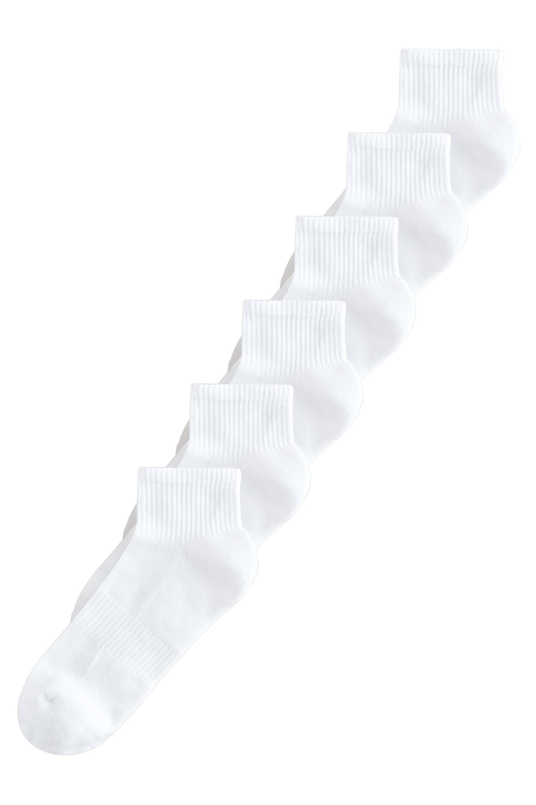 Basicsocken Mittelhohe Sport-Sneakersocken, 6er-Pack