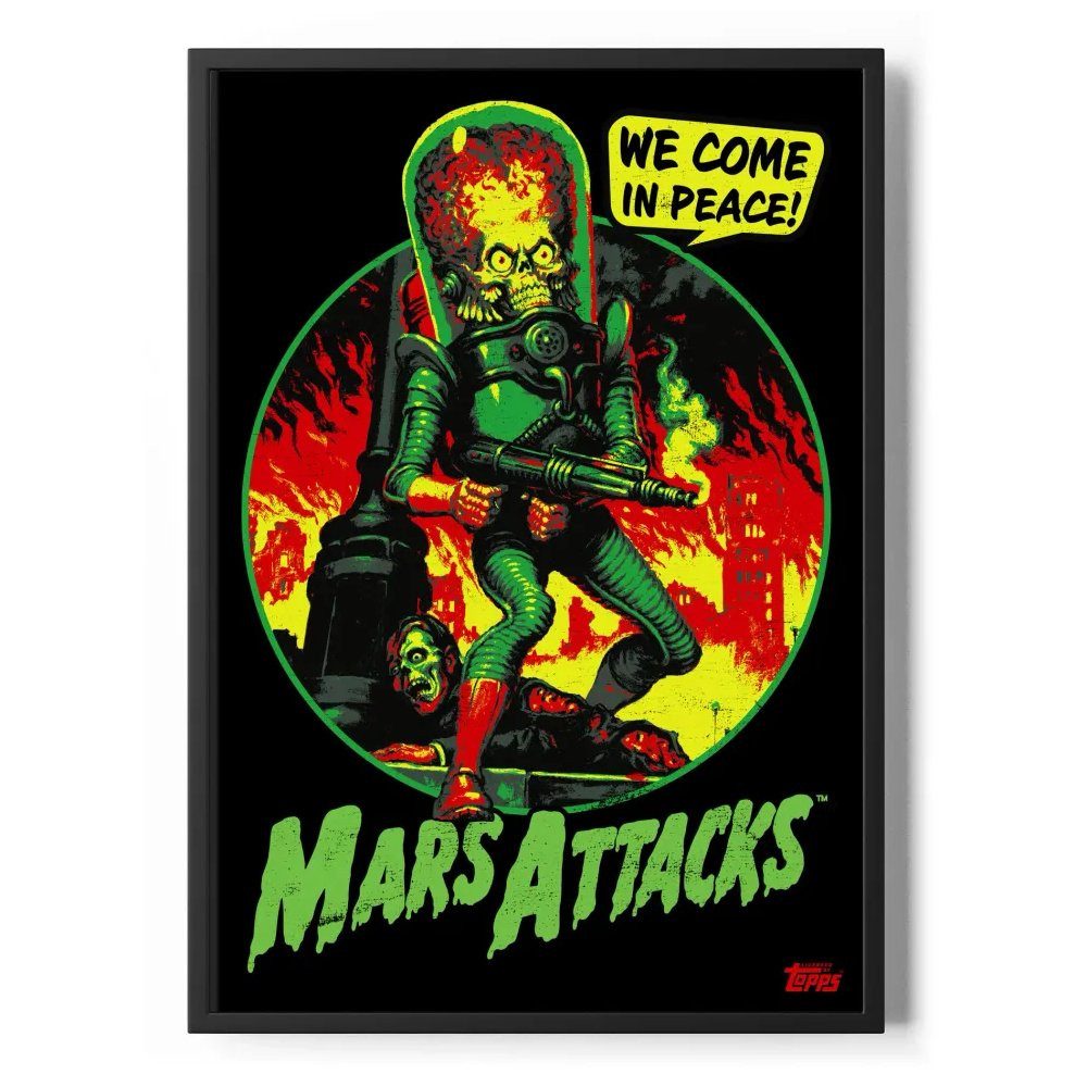 Mars Attacks Poster WE Come IN Peace Poster Standard