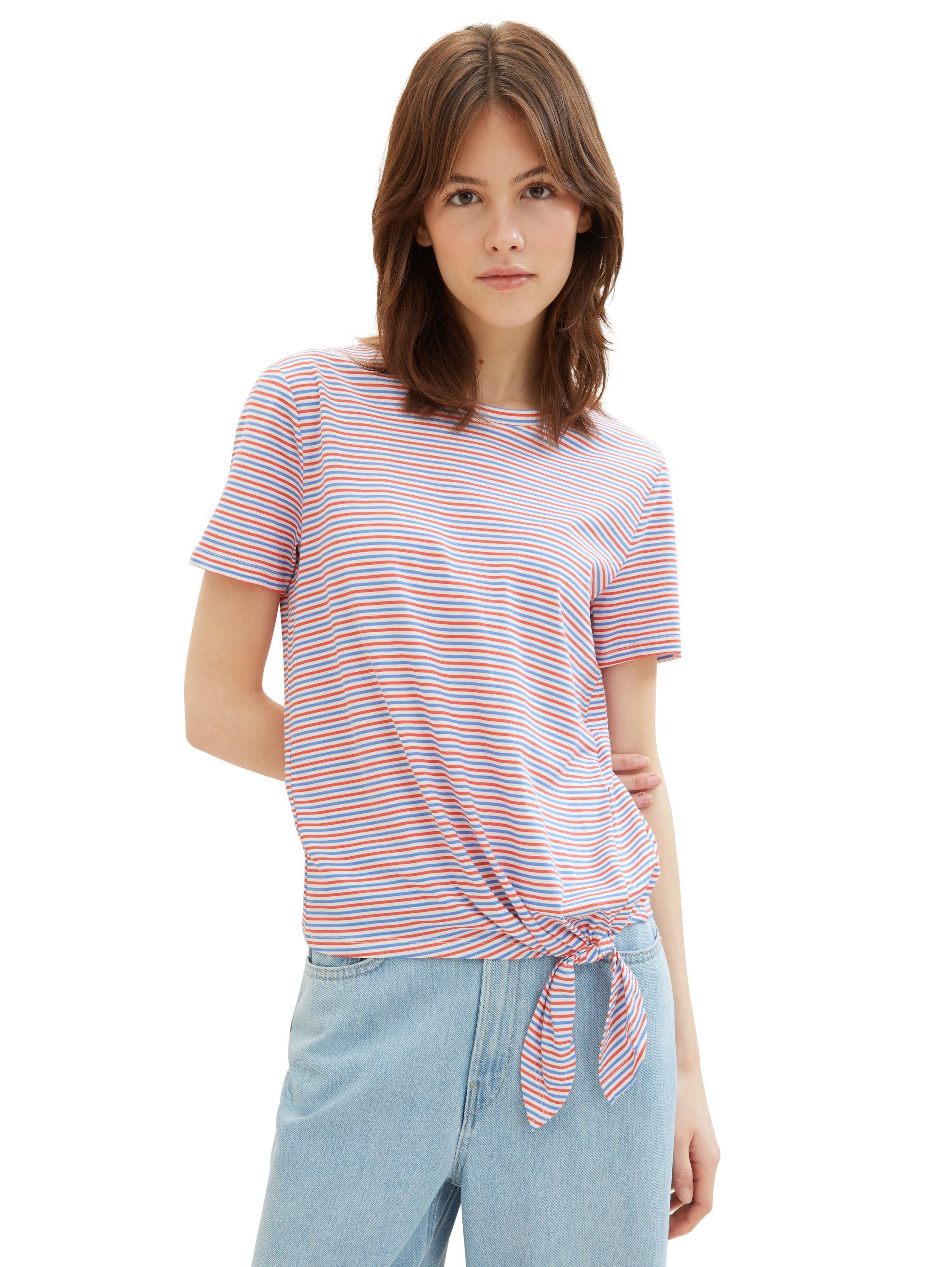 TOM TAILOR Denim T-Shirt mit Minimalprint günstig online kaufen