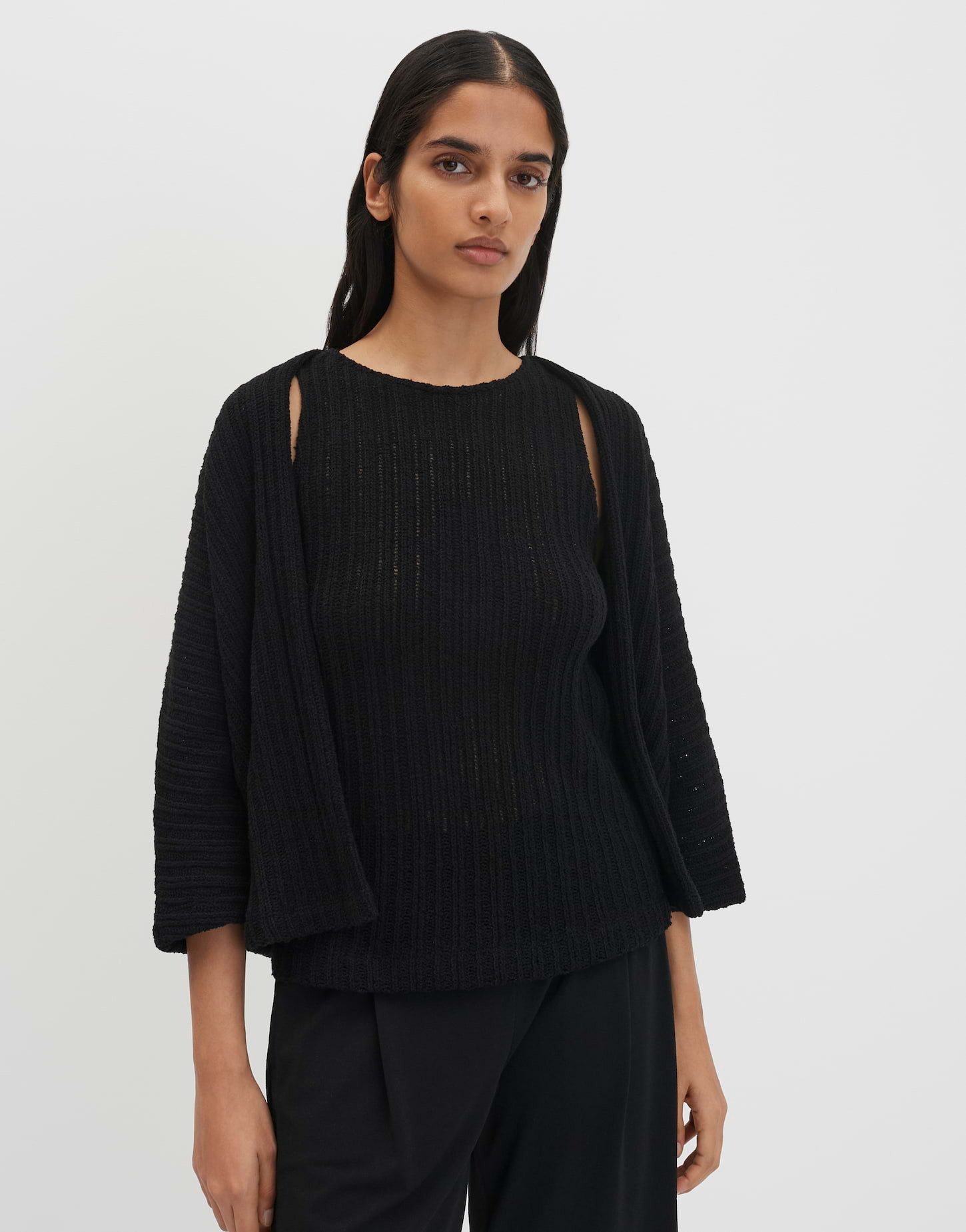 someday Sweatjacke Sweatjacke aus BCI Cotton Mix Regular Fit